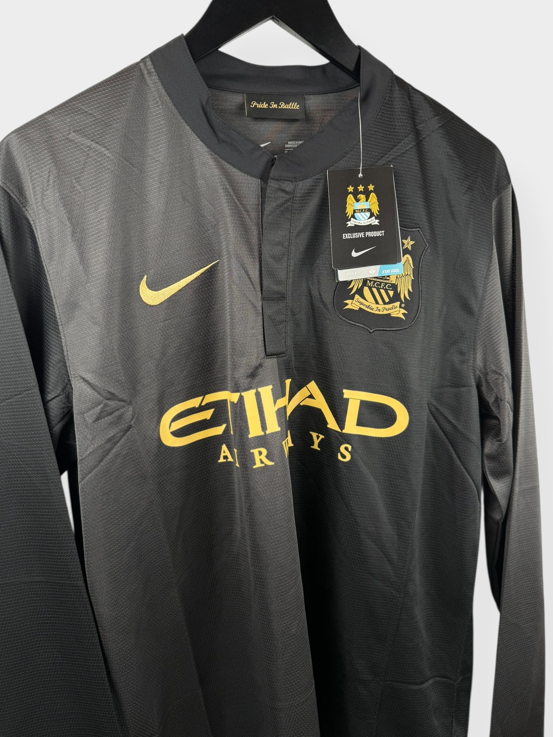 2013-14 MANCHESTER CITY AWAY SHIRT LS M - Authentic Football Club