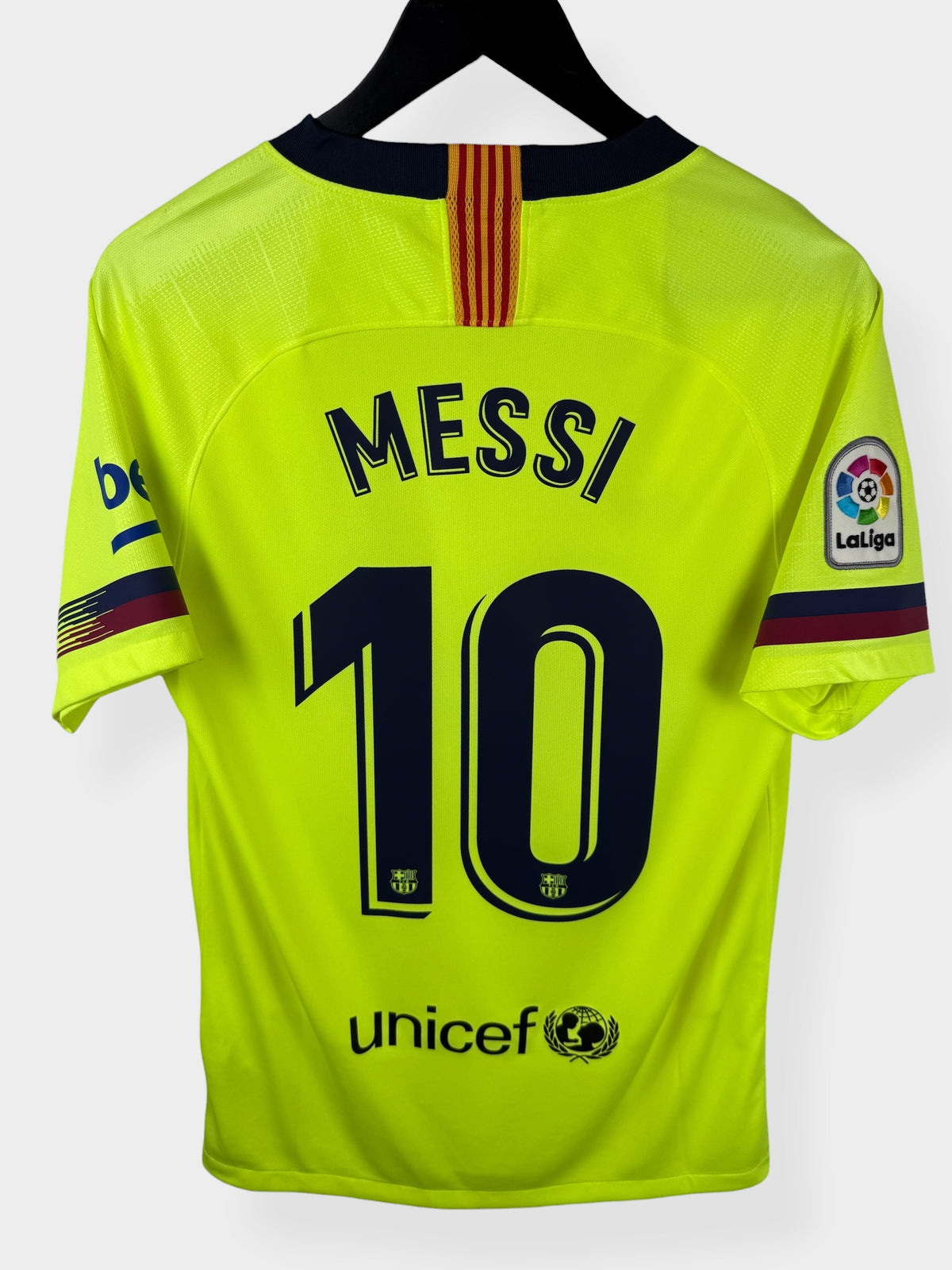 2018-19 BARCELONA AWAY SHIRT MESSI #10 L