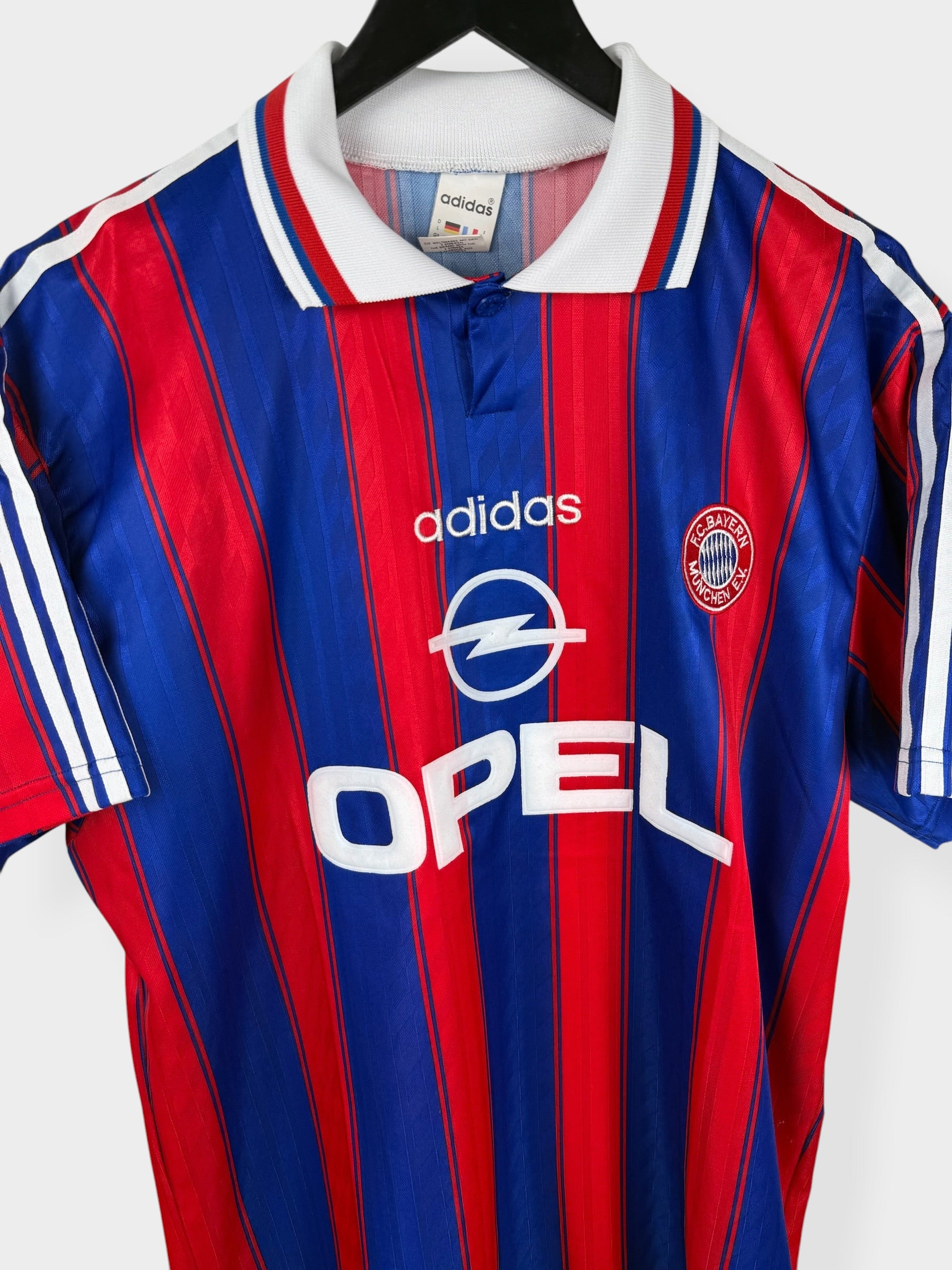 1995-97 BAYERN MUNICH HOME SHIRT HELMER #5 L