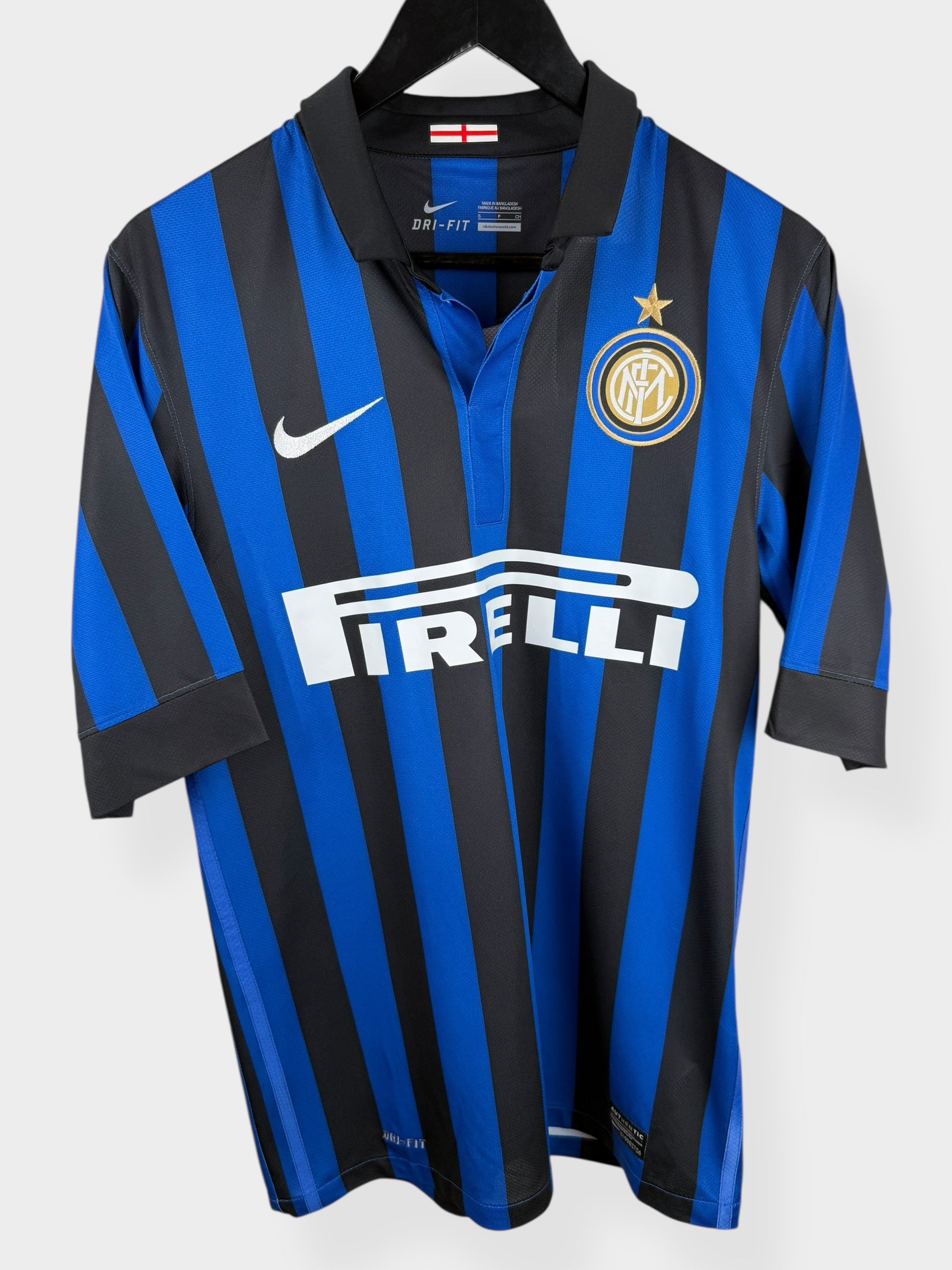 2011-12 INTER MILAN HOME SHIRT ZANETTI #4 S - 419985-010