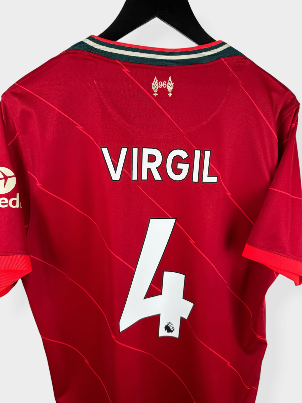 2021-22 LIVERPOOL HOME SHIRT VIRGIL #4 L - Authentic Football Club