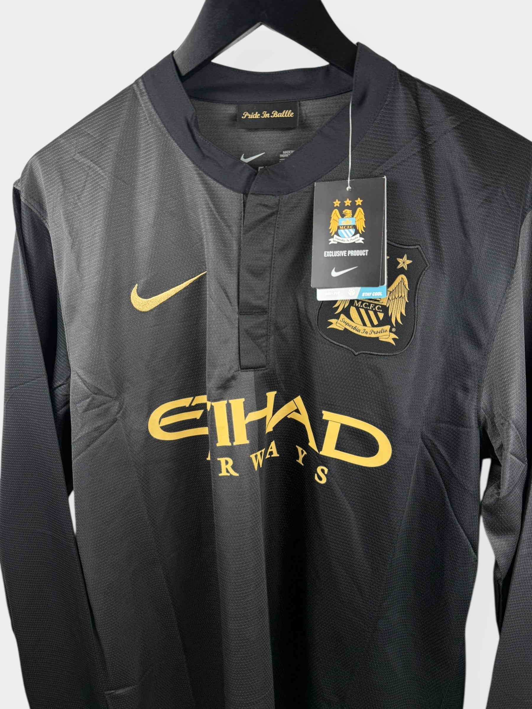 2013-14 MANCHESTER CITY AWAY SHIRT LS M - Authentic Football Club