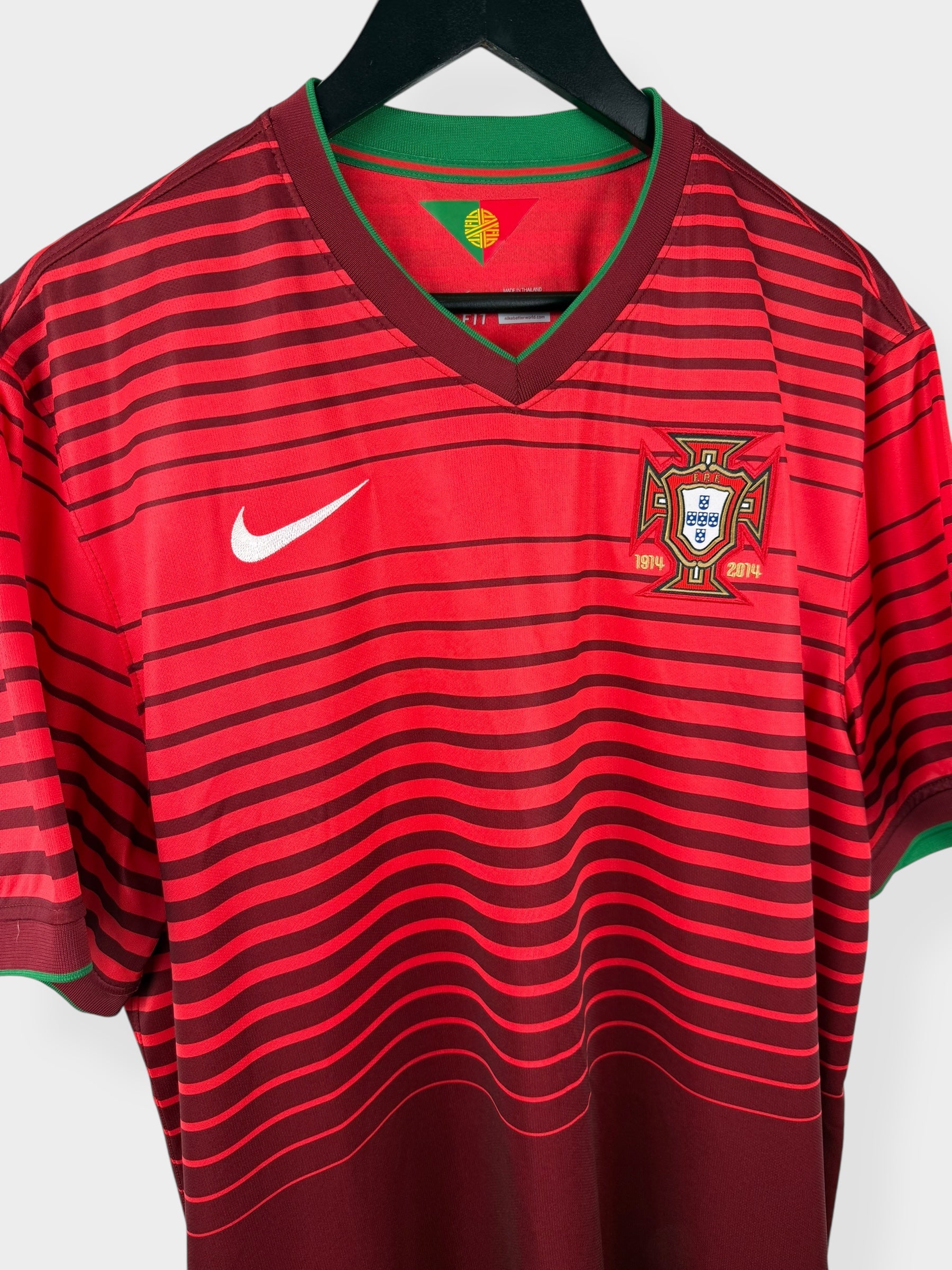 2014-15 PORTUGAL HOME SHIRT XL - Authentic Football Club