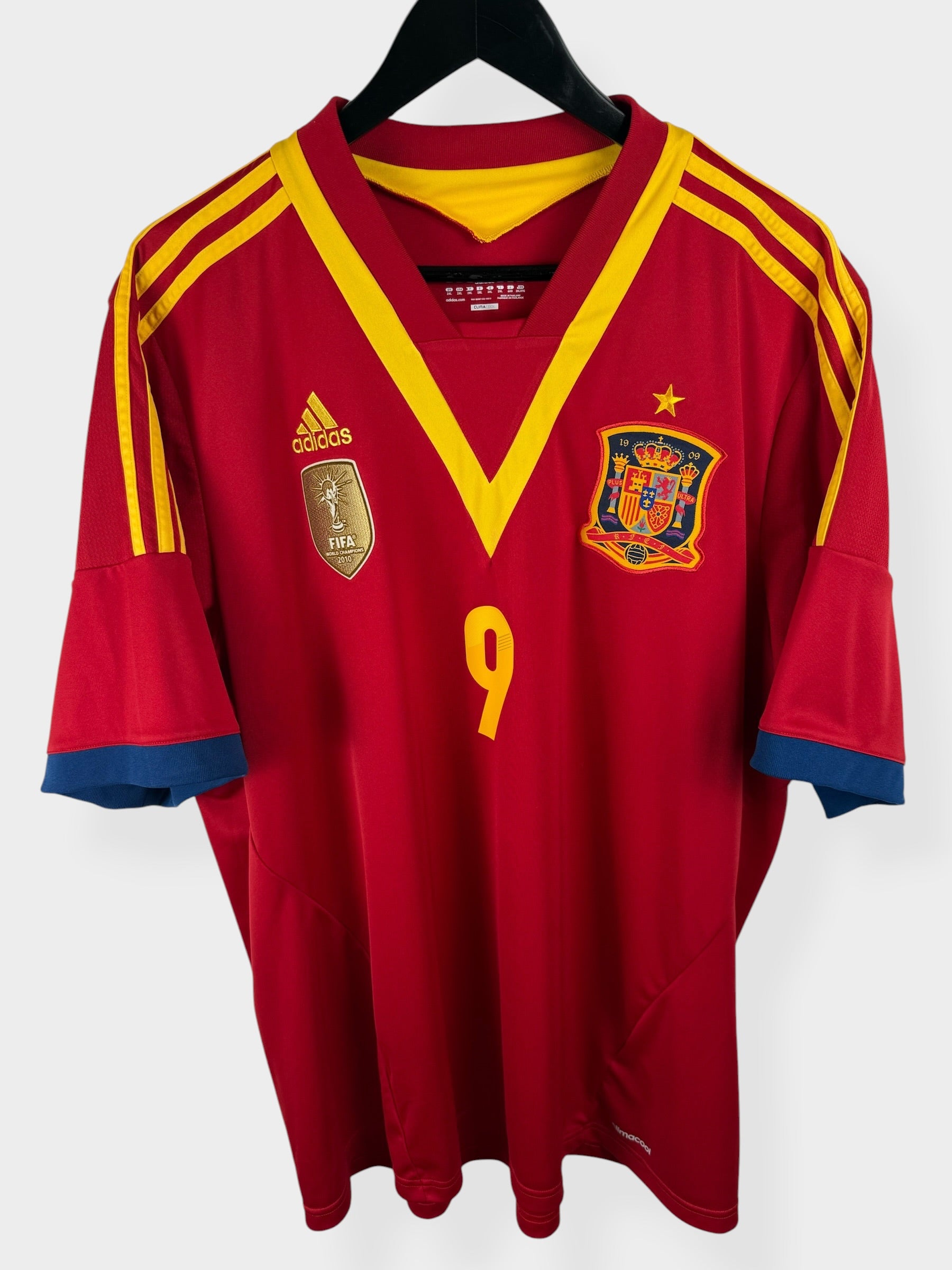 2012-13 SPAIN HOME SHIRT TORRES #9 XXL