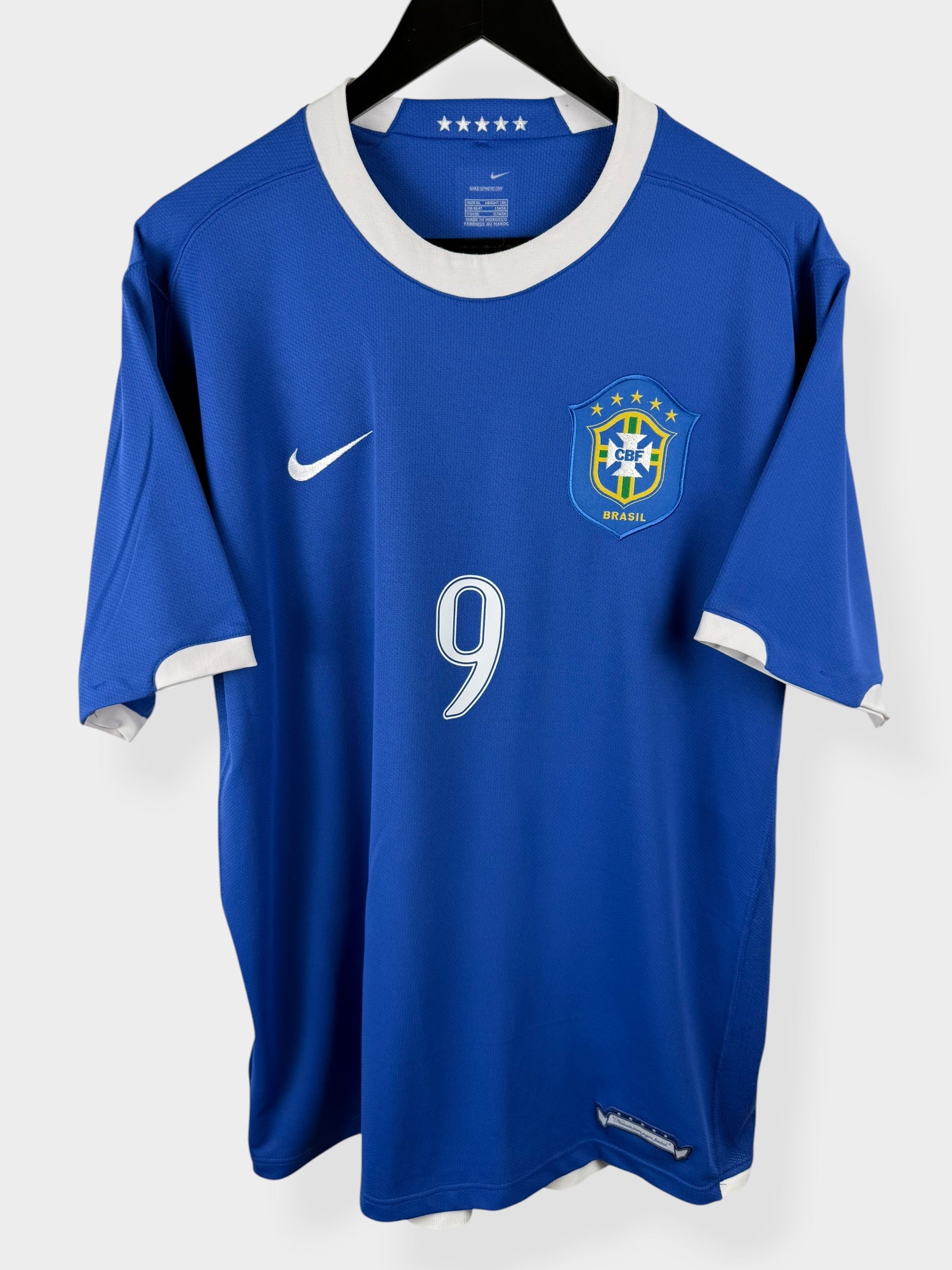 2006-08 BRAZIL UITSHIRT RONALDO #9 XL