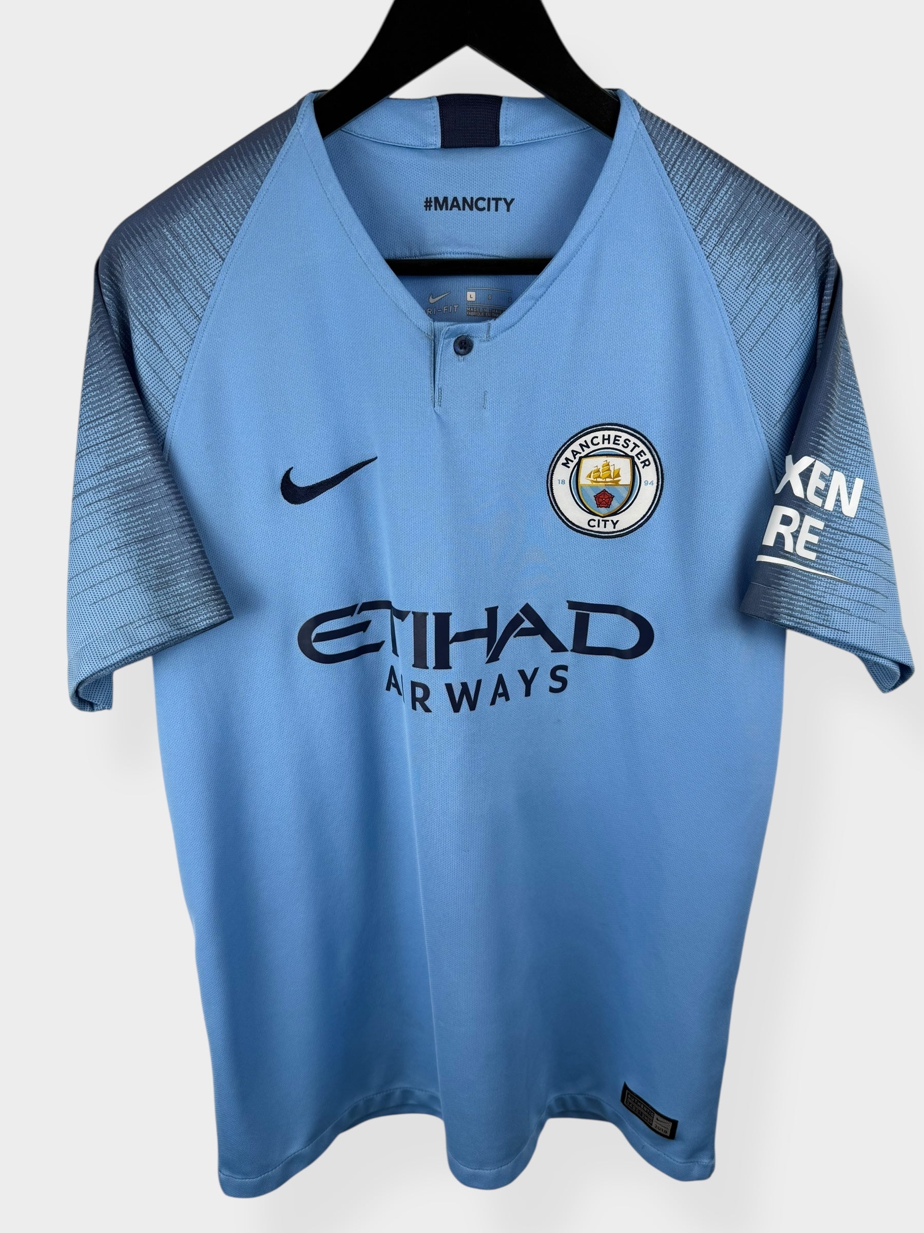 2018-19 MANCHESTER CITY DE BRUYNE #17 L