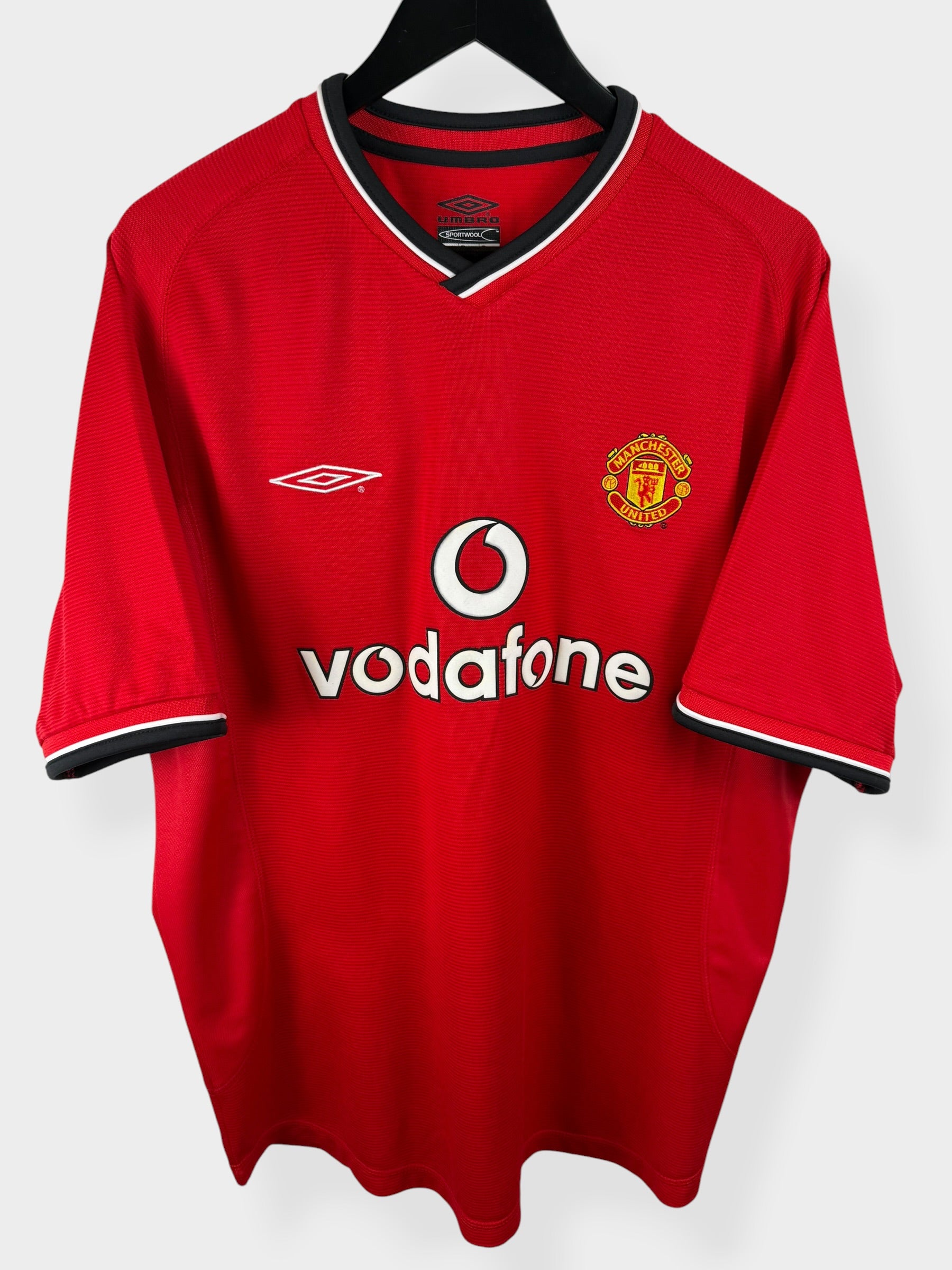 MAILLOT DOMICILE MANCHESTER UNITED 2000-02 BECKHAM #7 L