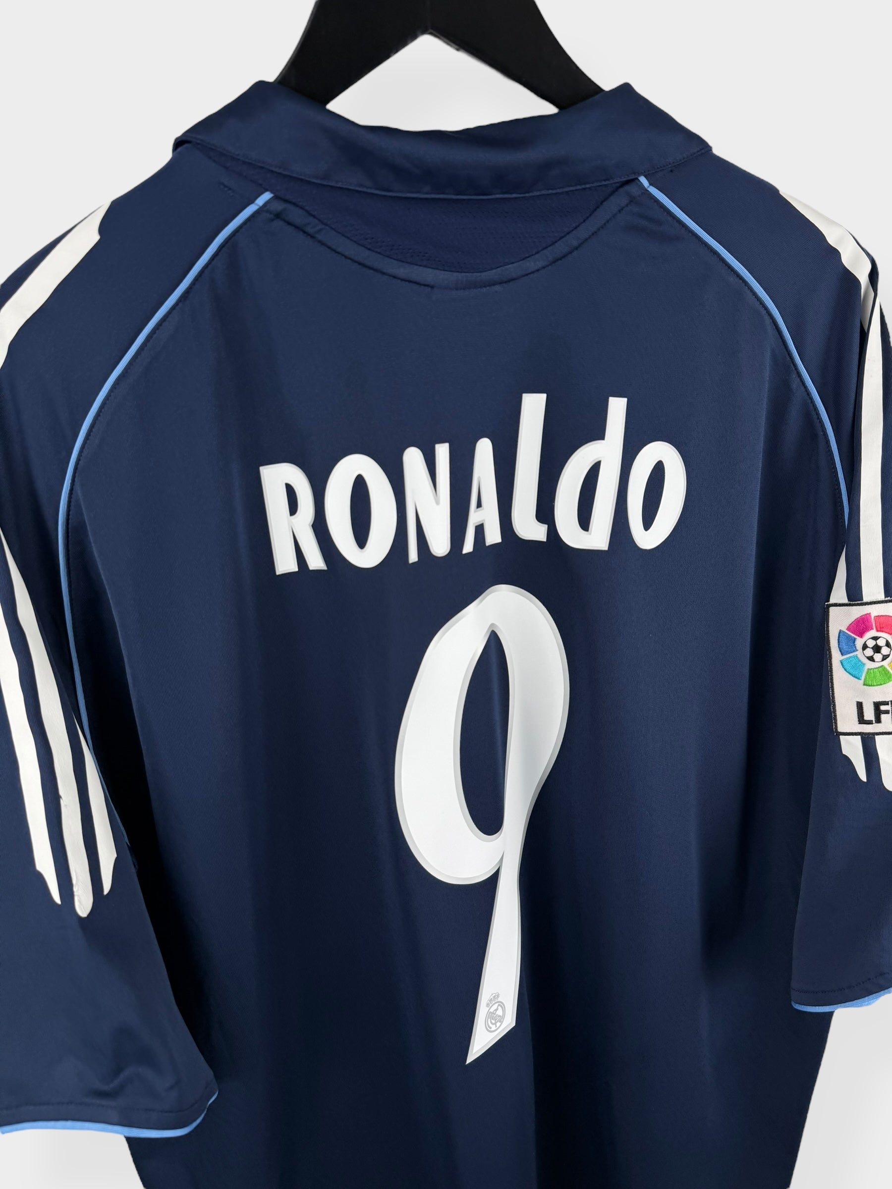 【確実正規品】Real Madrid 2005-06 長袖 オーセンティック 2005-06 REAL MADRID AWAY SHIRT RONALDO #9 XL - 109856
