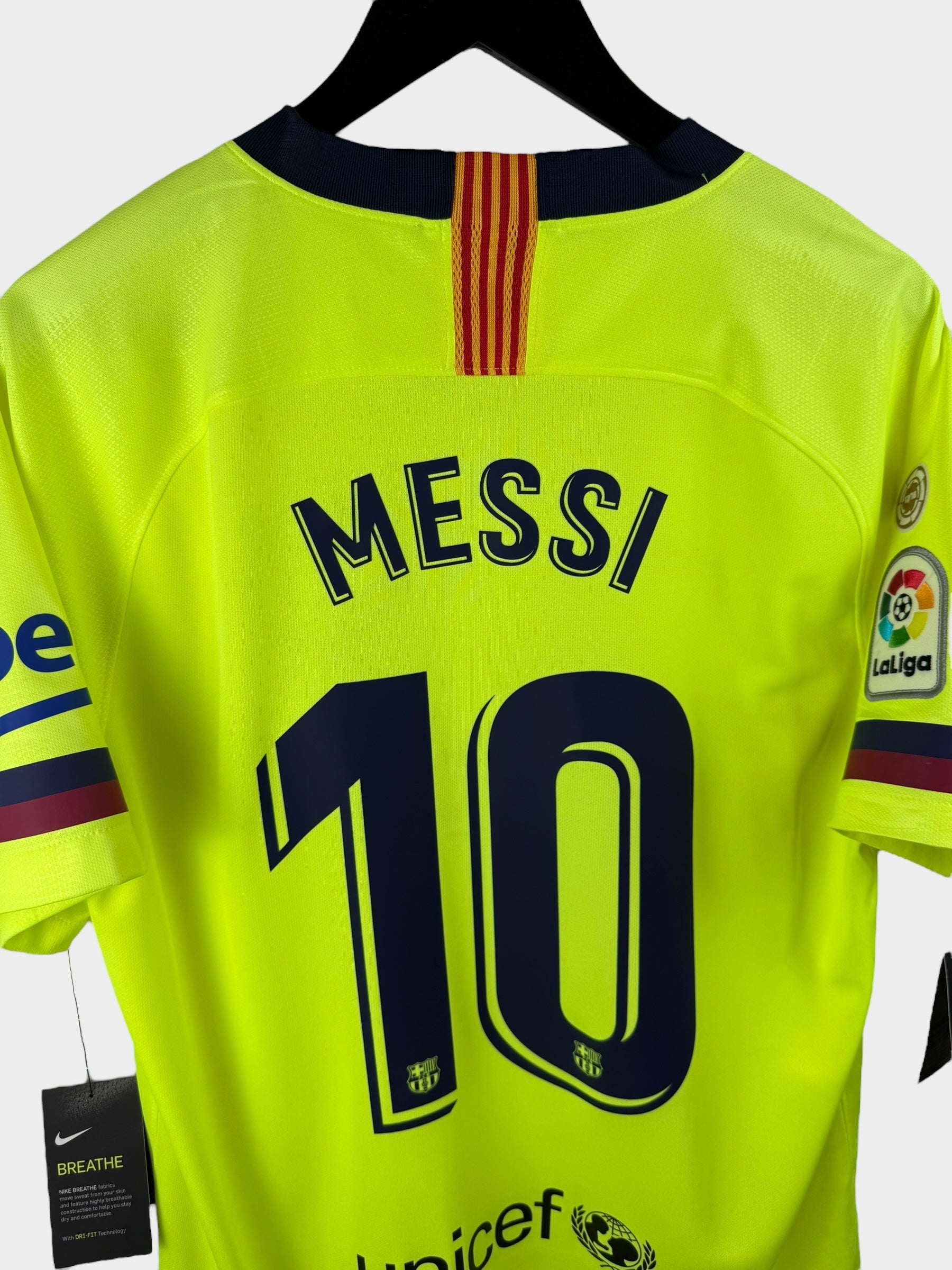2018-19 BARCELONA AWAY SHIRT MESSI #10 L
