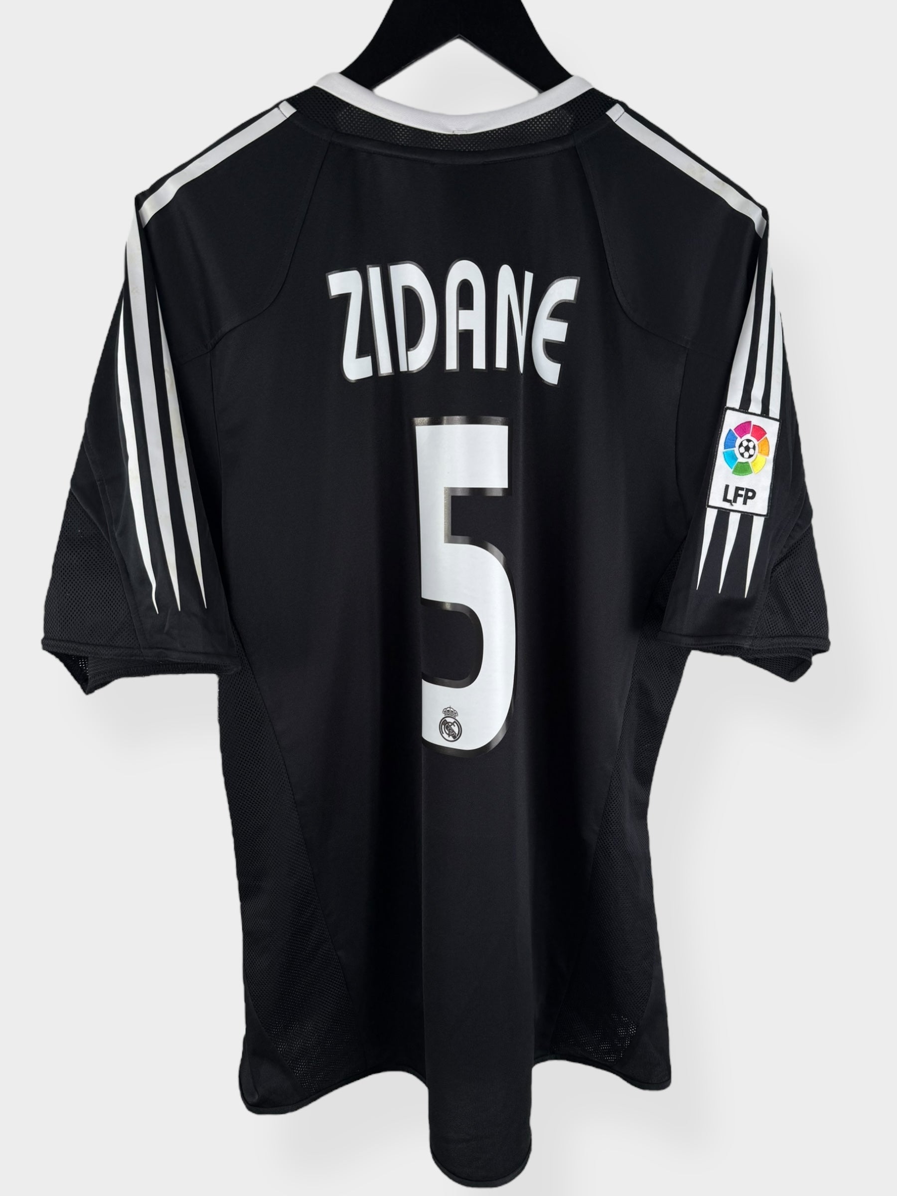 2004-05 REAL MADRID AWAY SHIRT ZIDANE #5 L