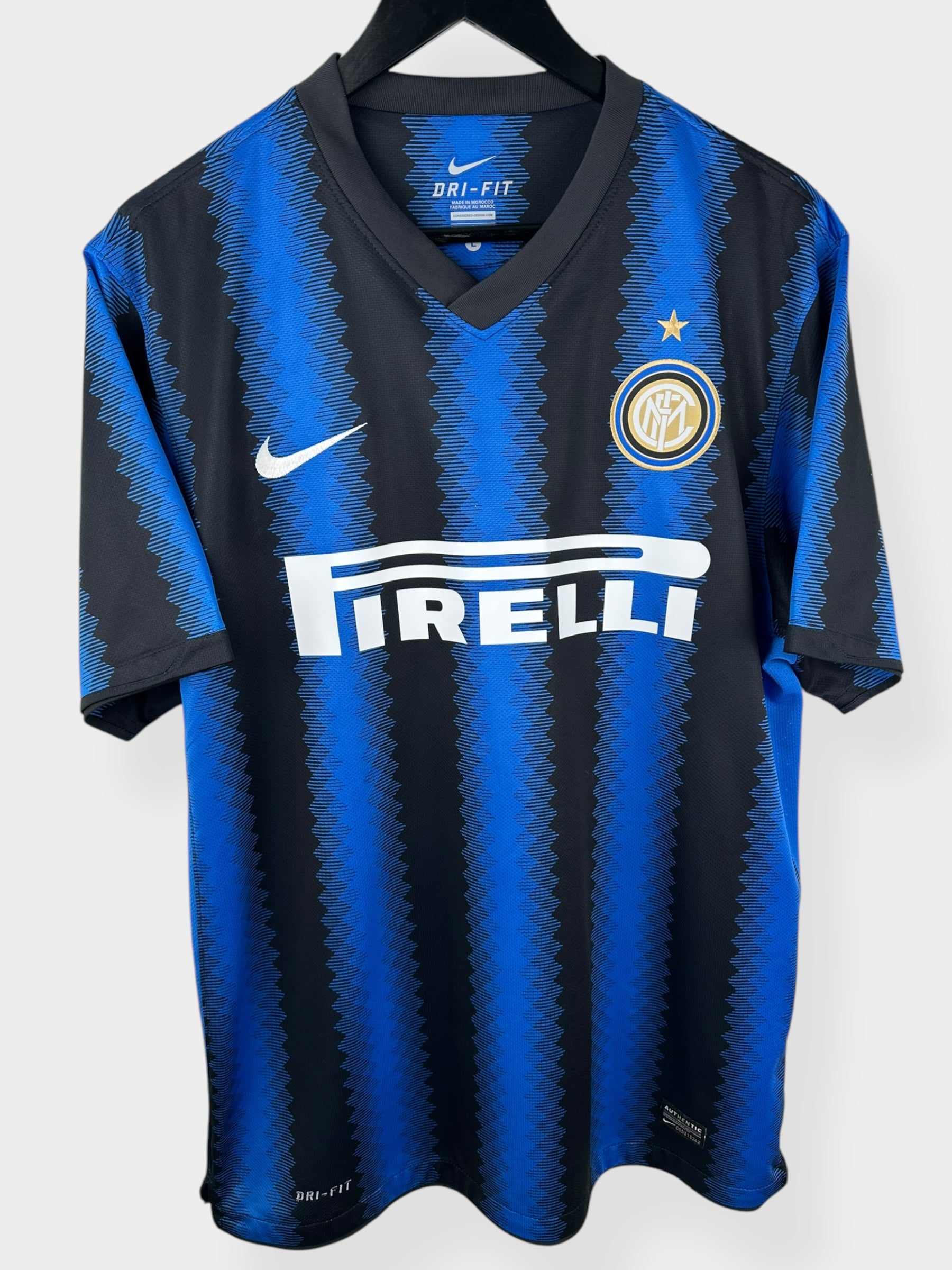 2010-11 INTER MILAN HOME SHIRT SNEIJDER #10 L