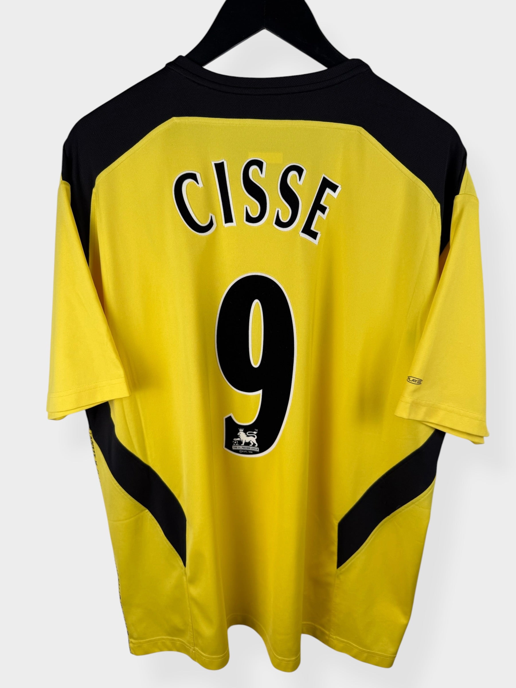 2004-05 LIVERPOOL AWAY SHIRT CISSE #9 XXL