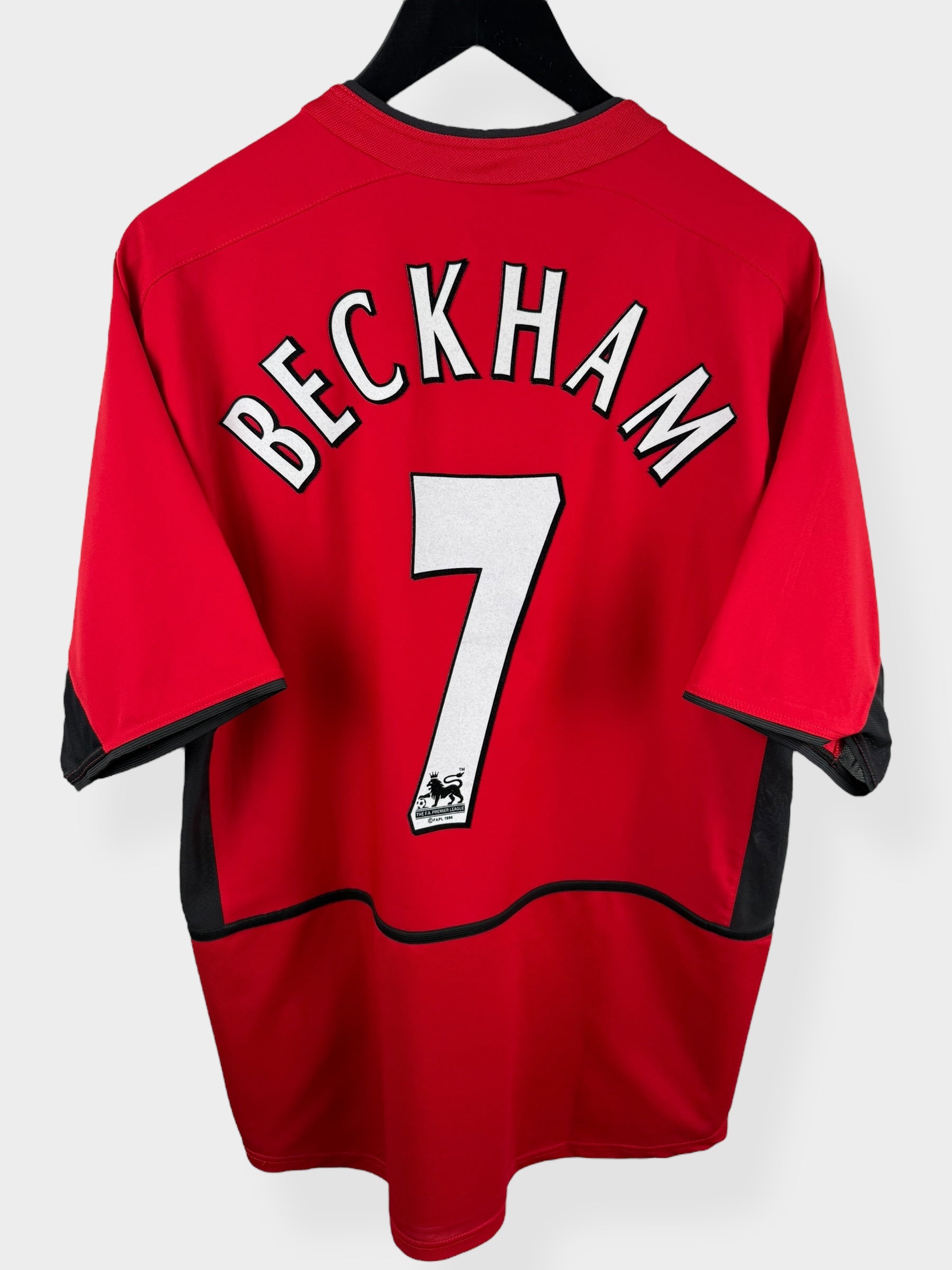 2002-04 MANCHESTER UNITED HEIMTRIKOT BECKHAM #7 L