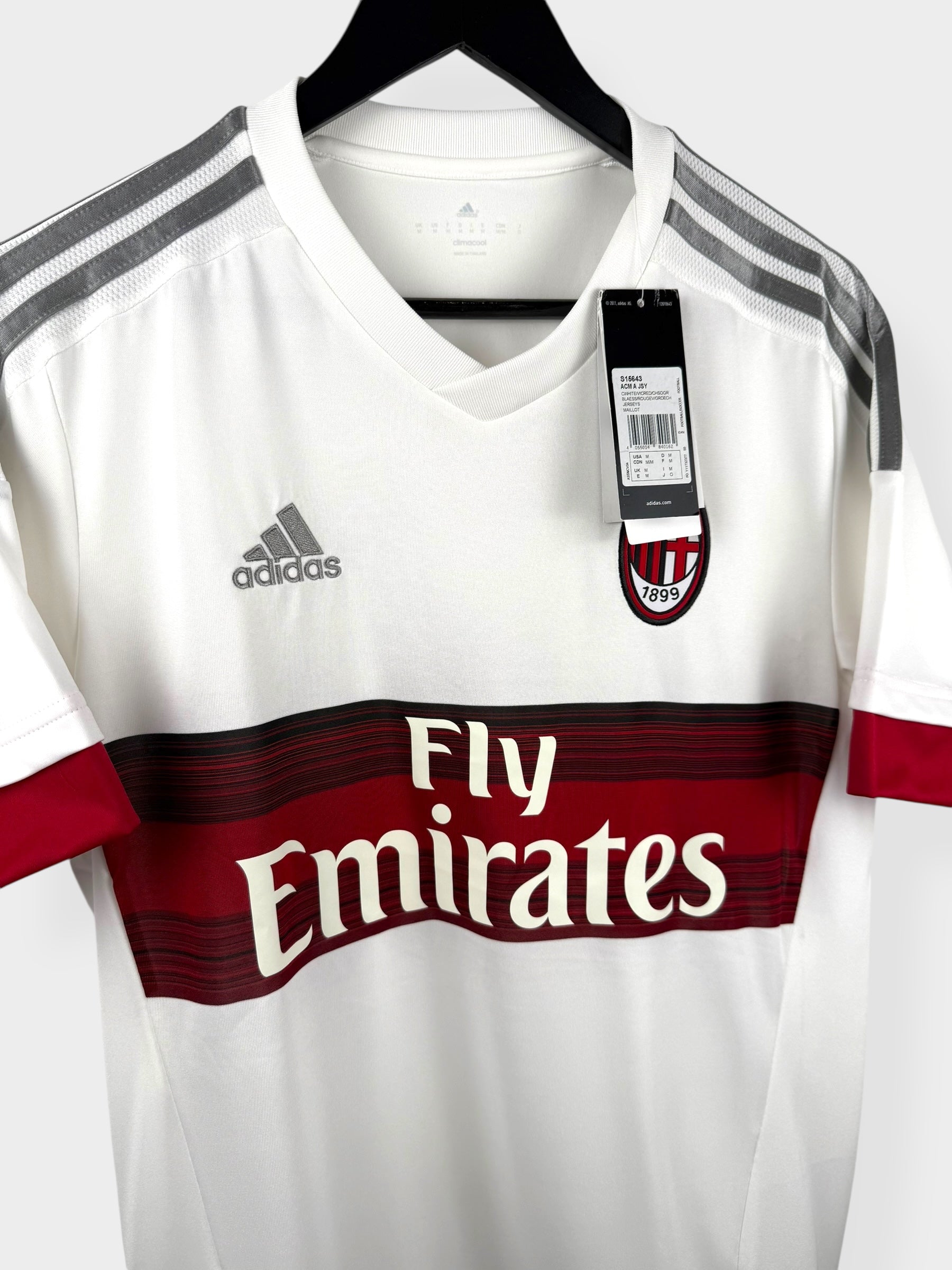 AC Milan  シャツ 2015-16 AC MILAN AWAY SHIRT M - S15643