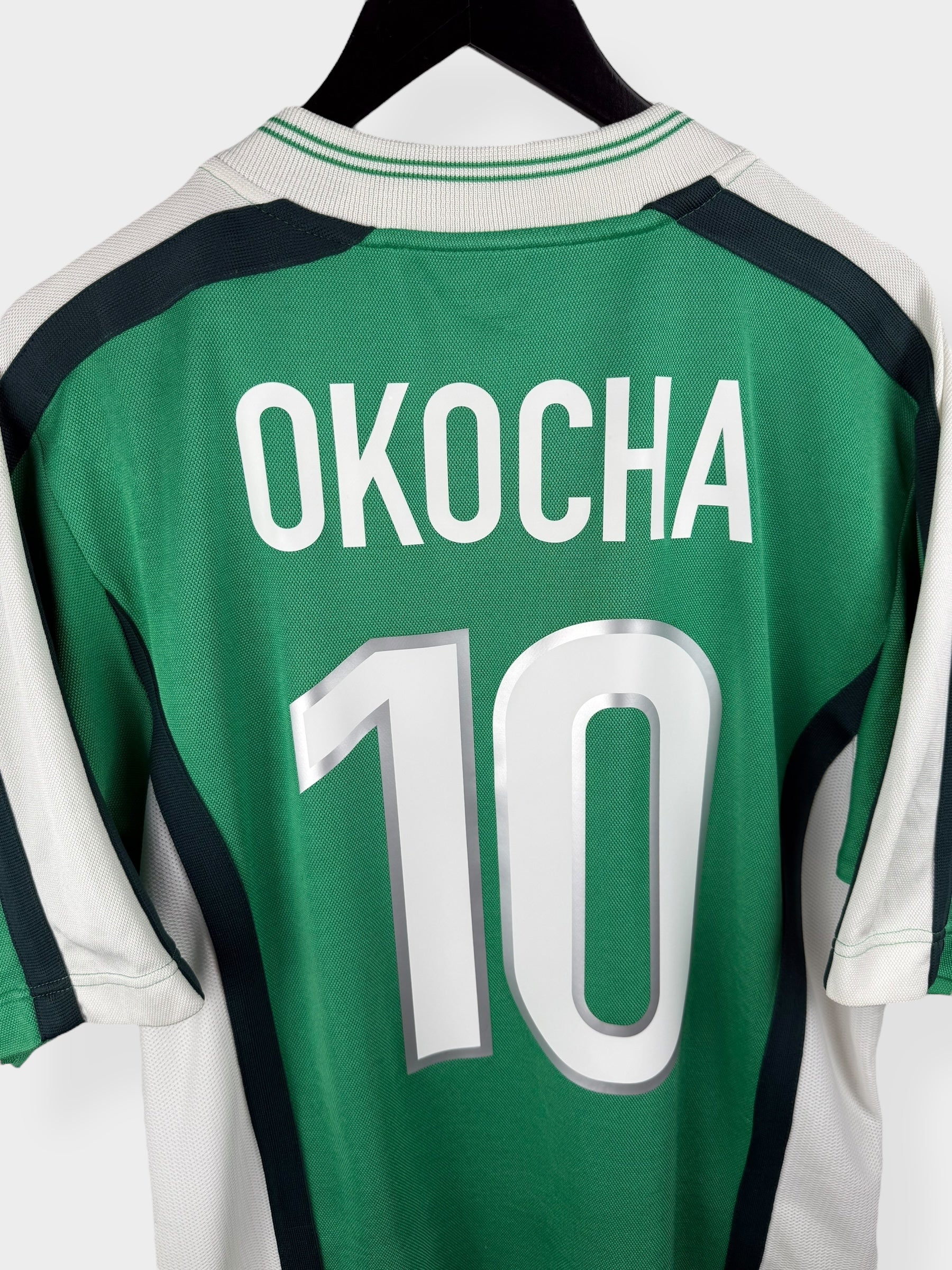 1998-00 NIGERIA HOME SHIRT OKOCHA #10 M