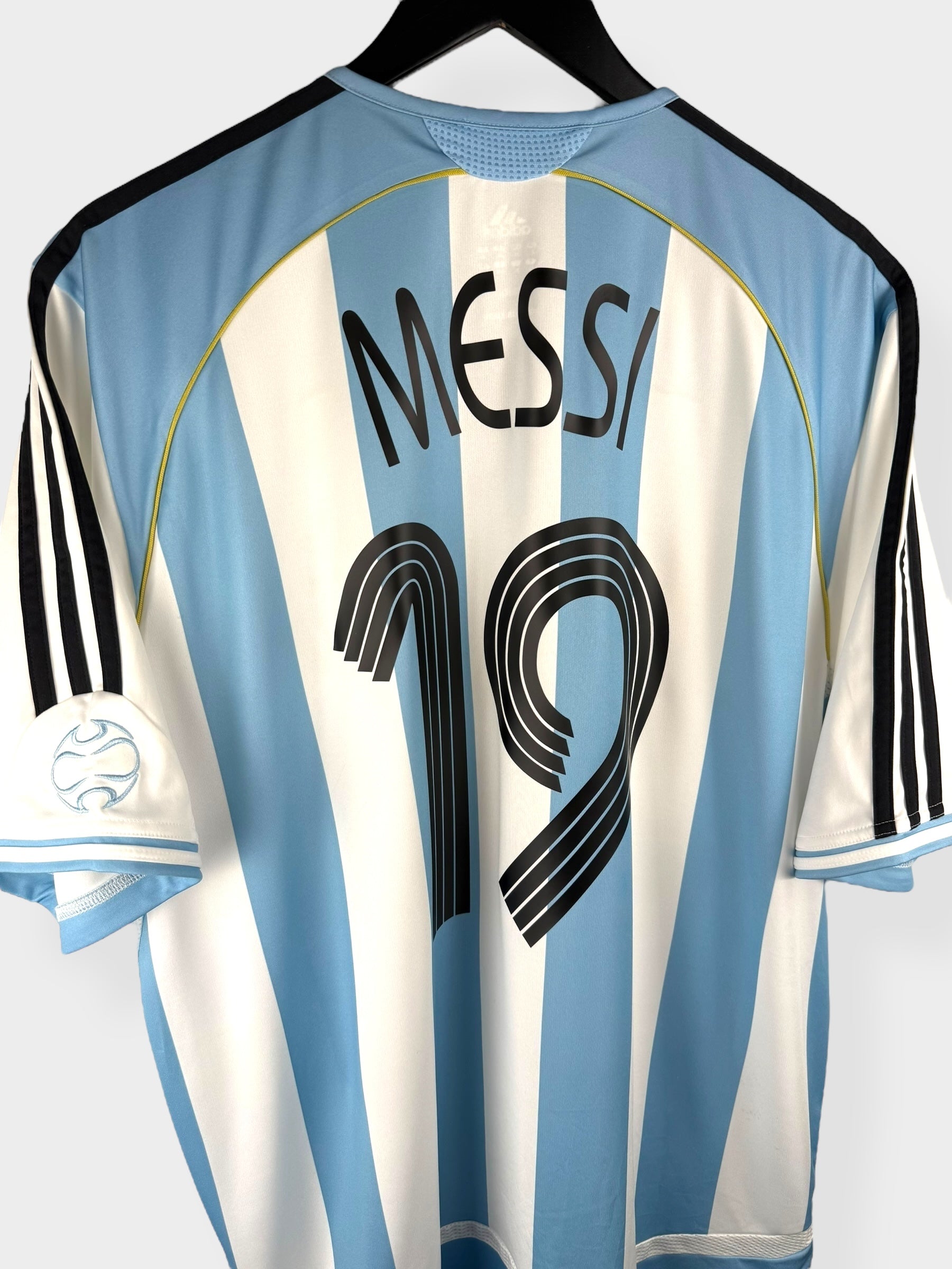 2006-08 ARGENTINIË THUISSHIRT MESSI #19 XL