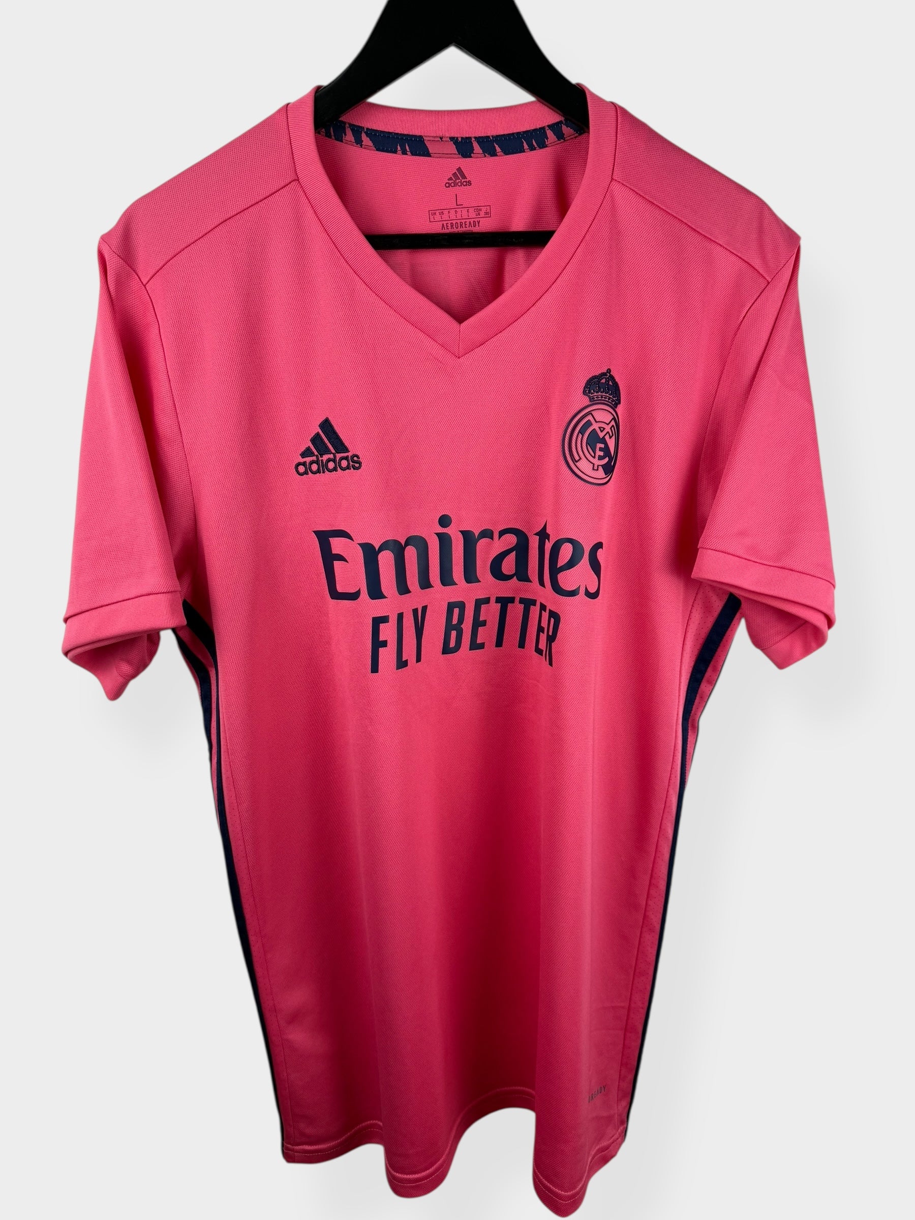2020-21 REAL MADRID AWAY SHIRT BENZEMA #9 L