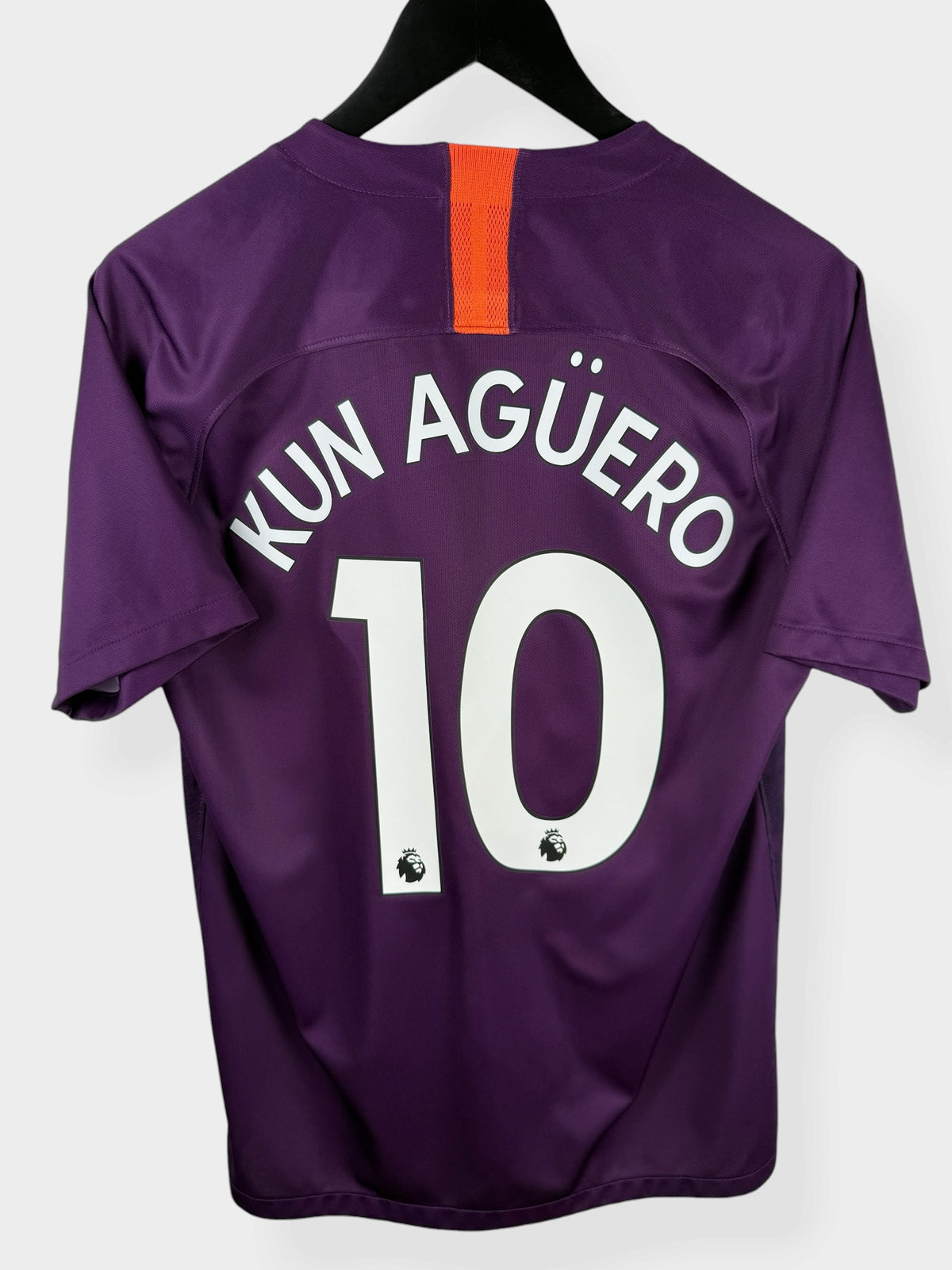 2018-19 MANCHESTER CITY THIRD SHIRT KUN AGUERO #10 M - Authentic Football Club