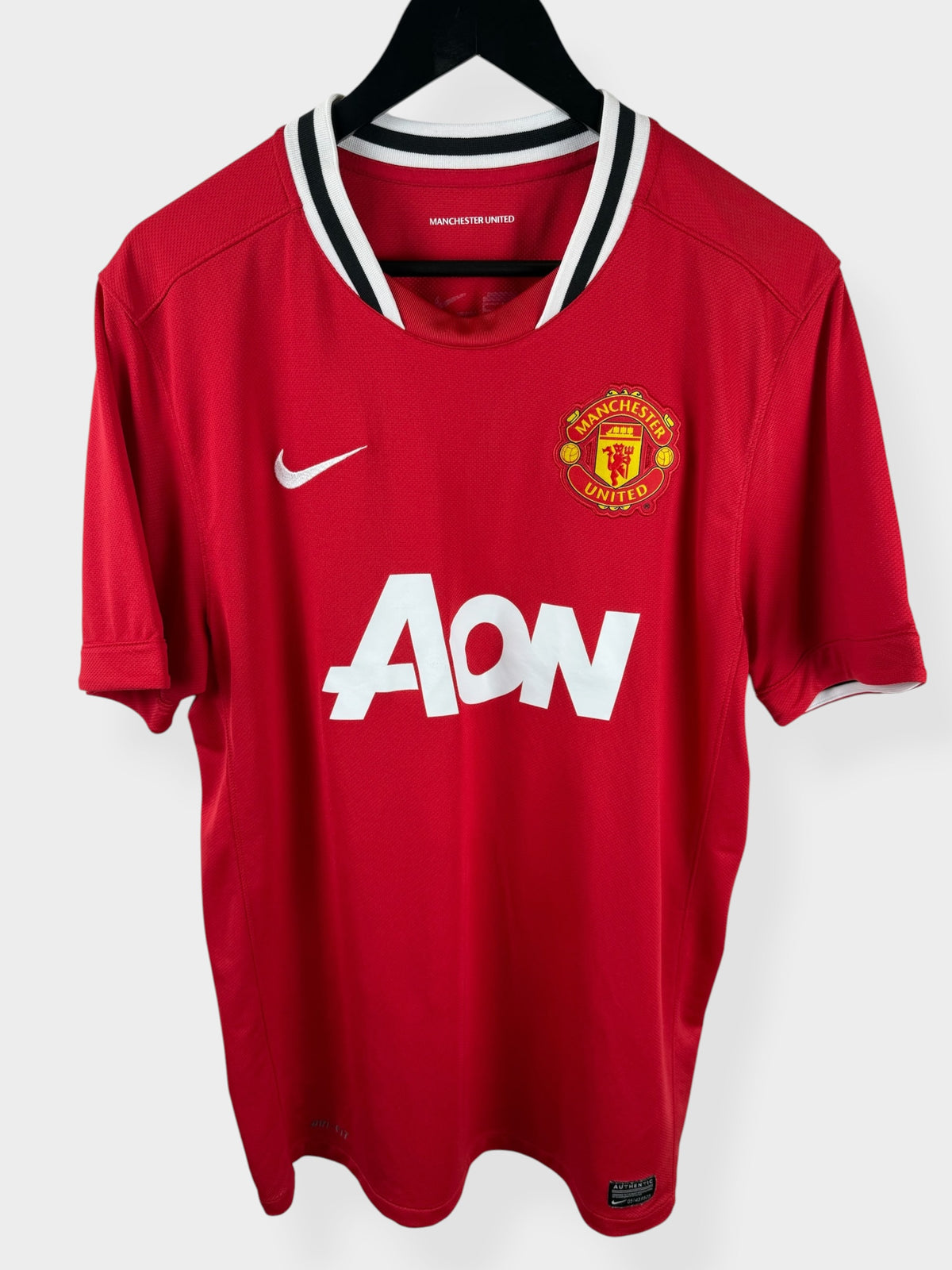 2011-12 MANCHESTER UNITED HOME SHIRT L - Authentic Football Club