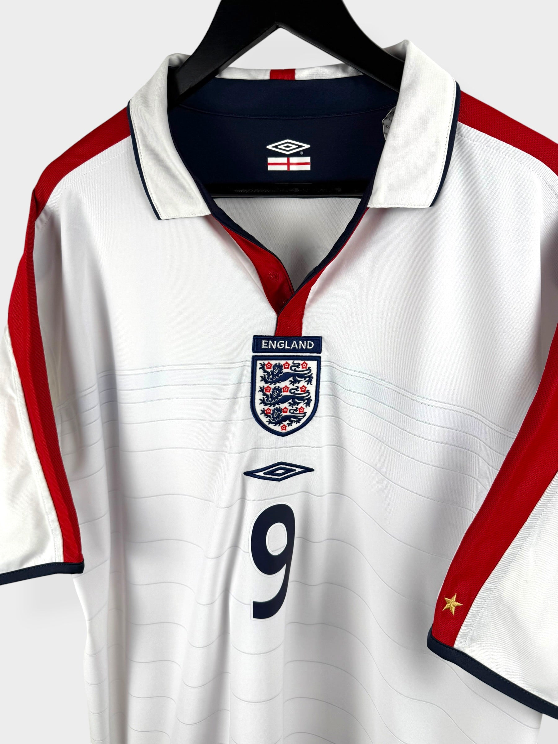2003-05 ENGLAND HEIMTRIKOT ROONEY #9 XXL
