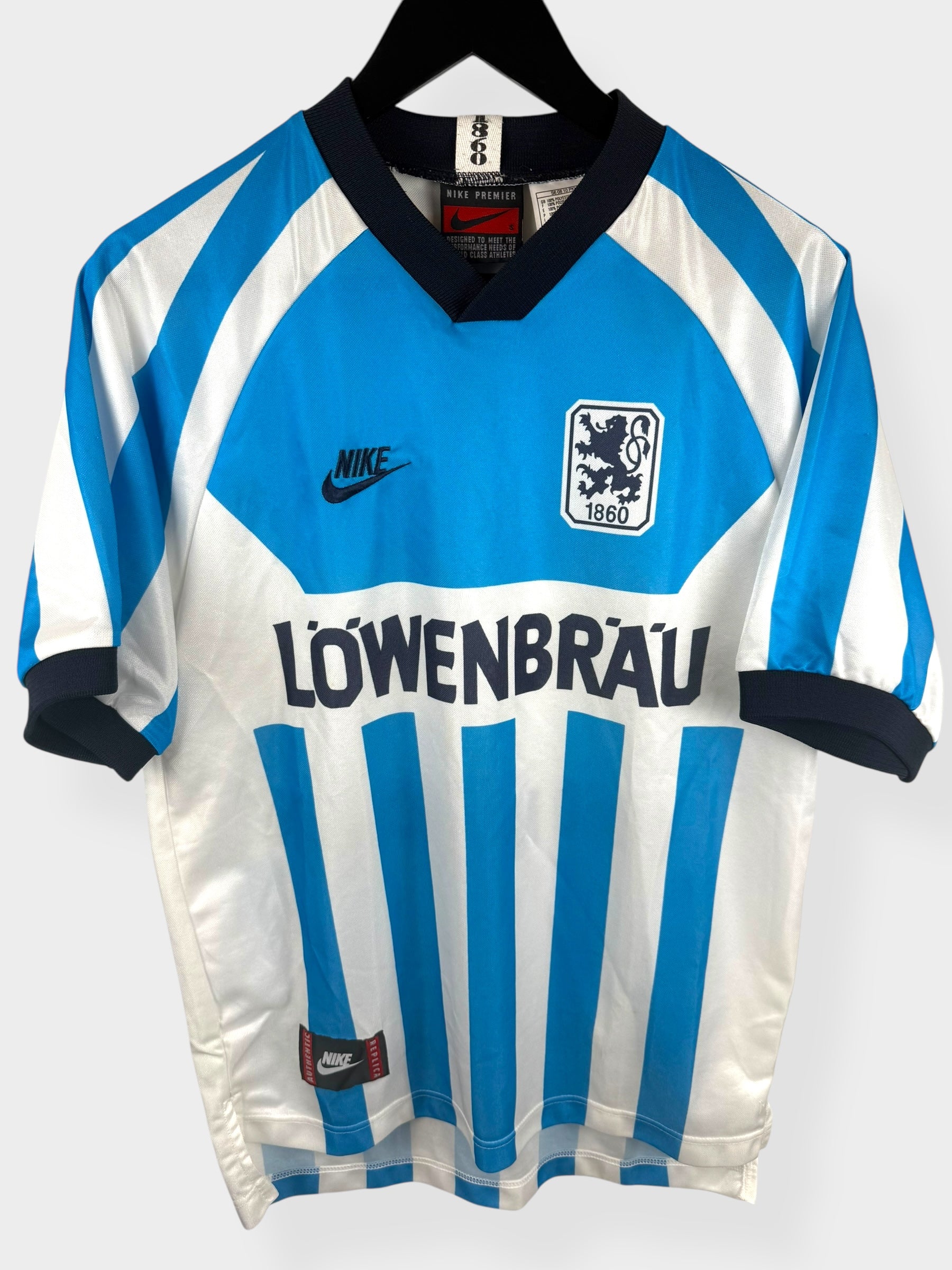 1995-96 1860 MUNICH HOME SHIRT S - Authentic Football Club