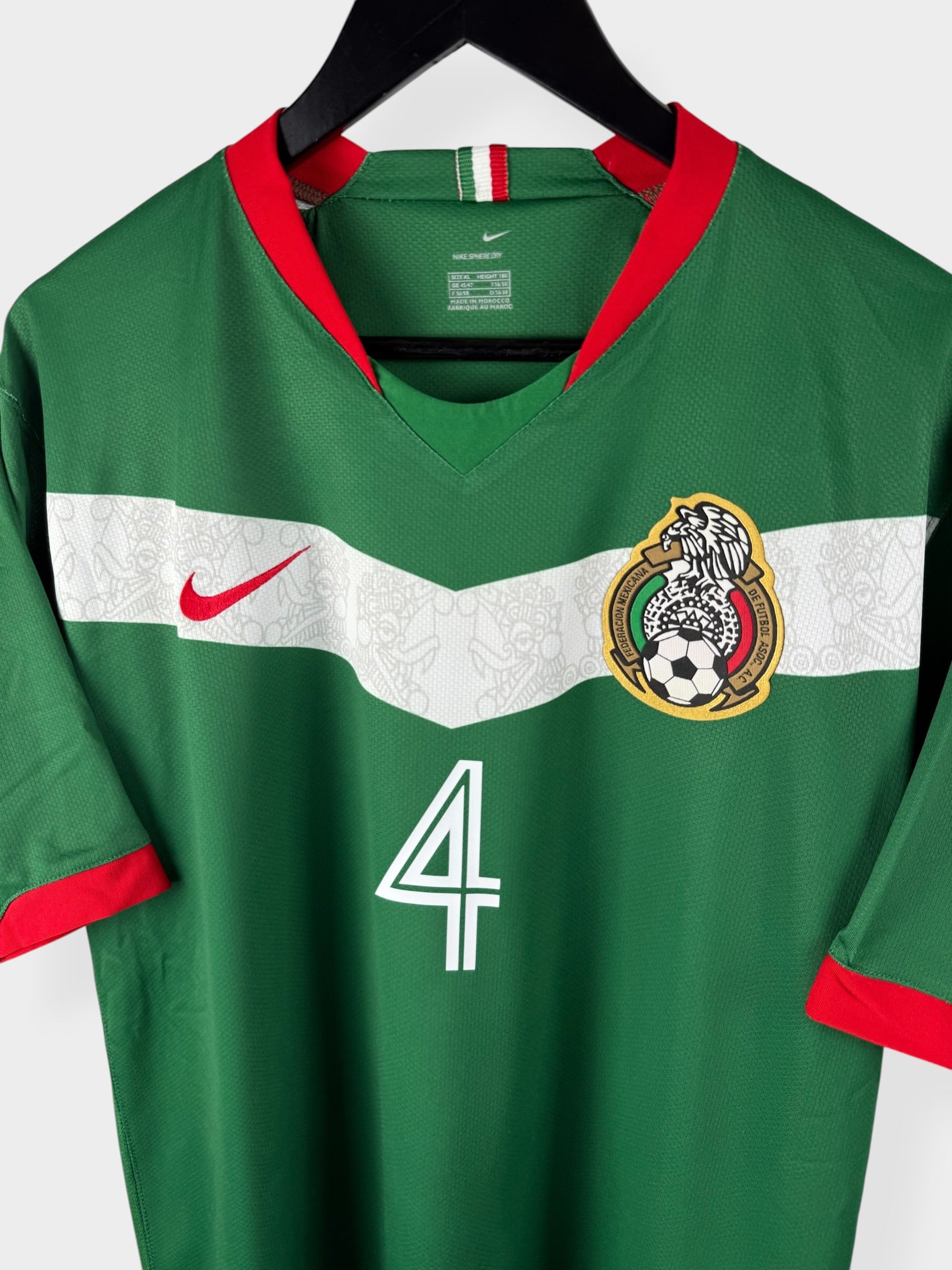 2006-07 MEXICO HOME SHIRT MARQUEZ #4 XL
