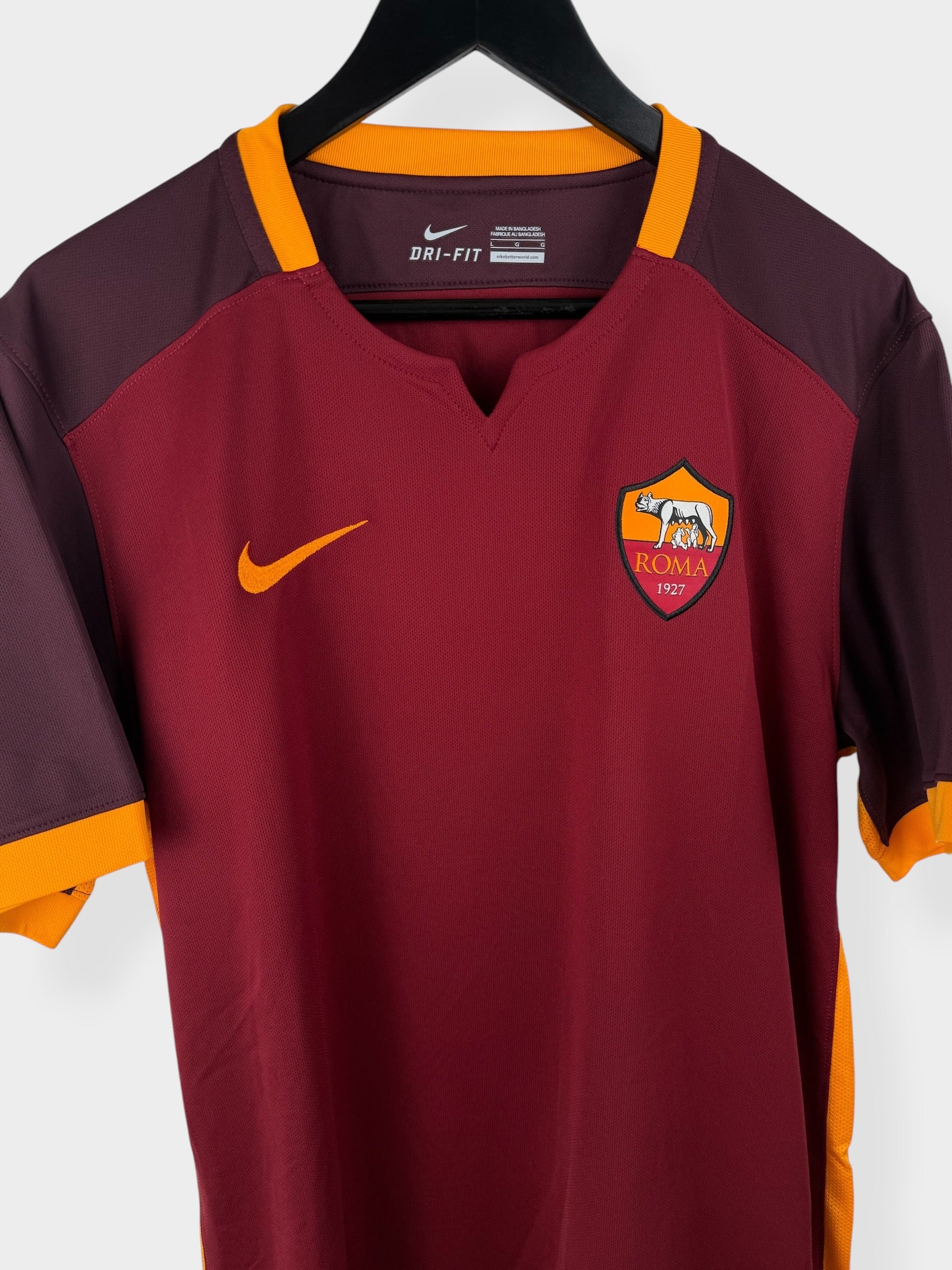 未使用A .S. ROMA箱入り ユニフォーム　サッカー 2015-16 AS ROMA HOME SHIRT M - 658924-678