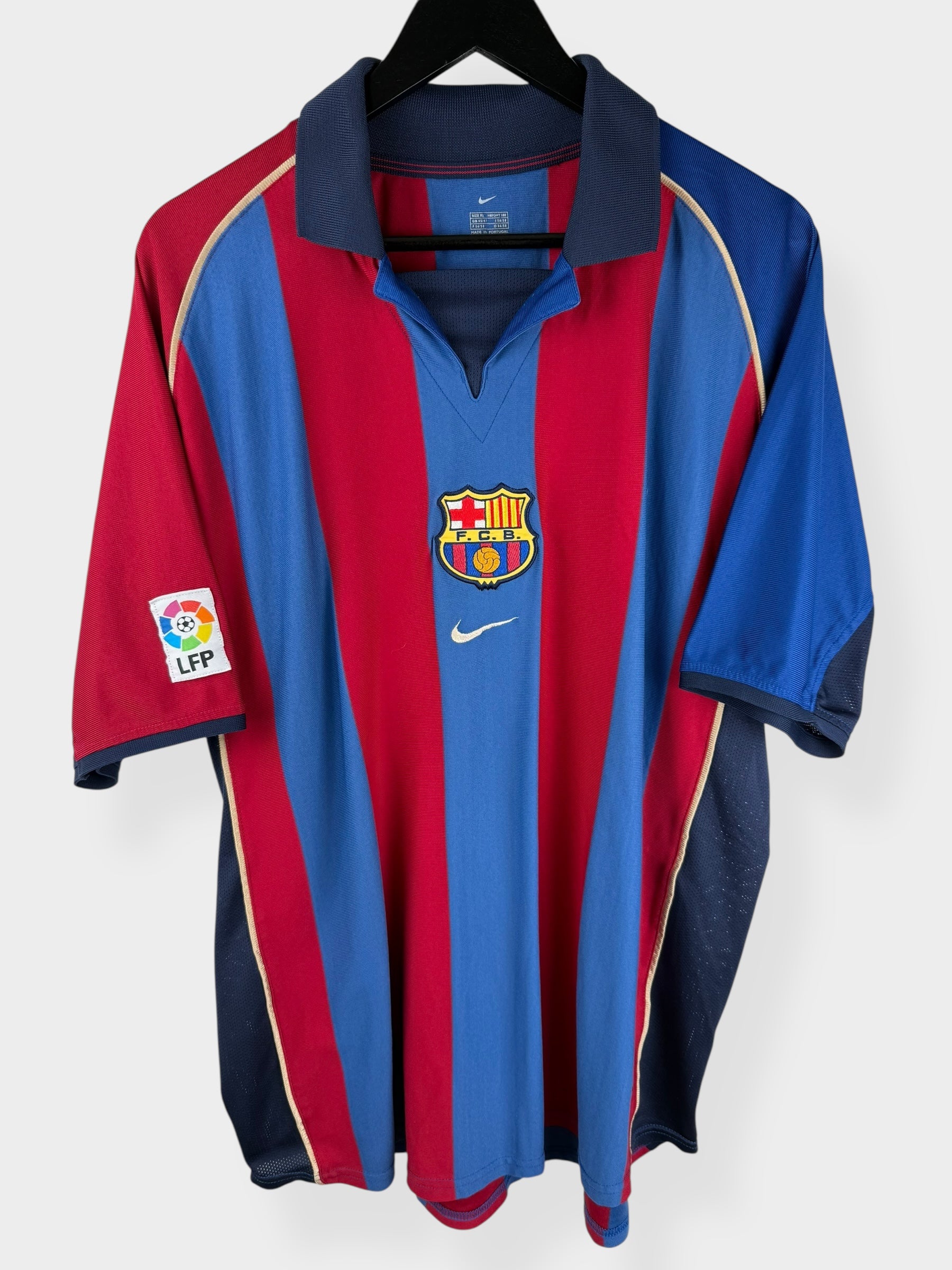 2001-02 BARCELONA HOME SHIRT XL