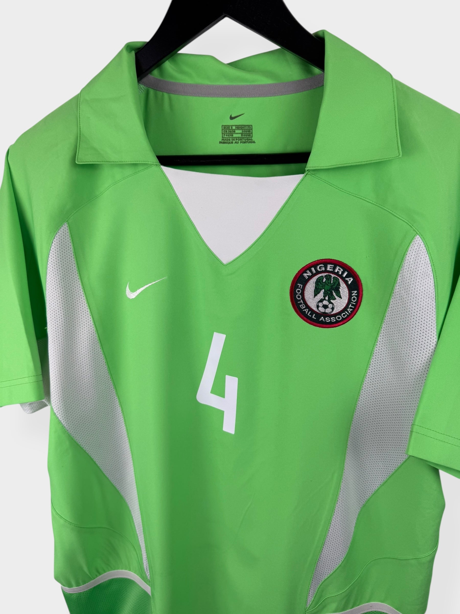 2002-04 NIGERIA HEIMTRIKOT KANU #4 S