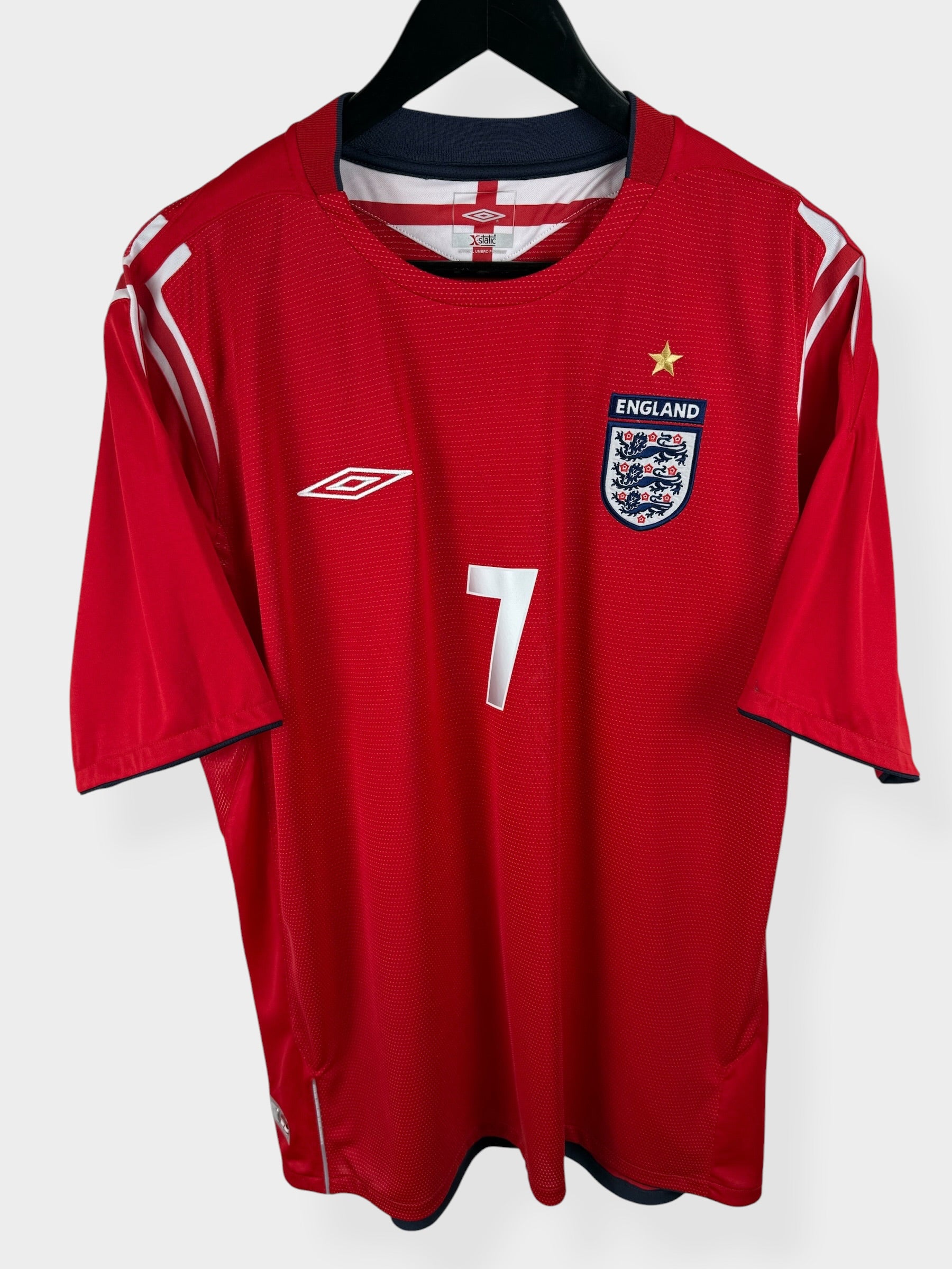 2004-06 ENGLAND AWAY SHIRT BECKHAM #7 XL