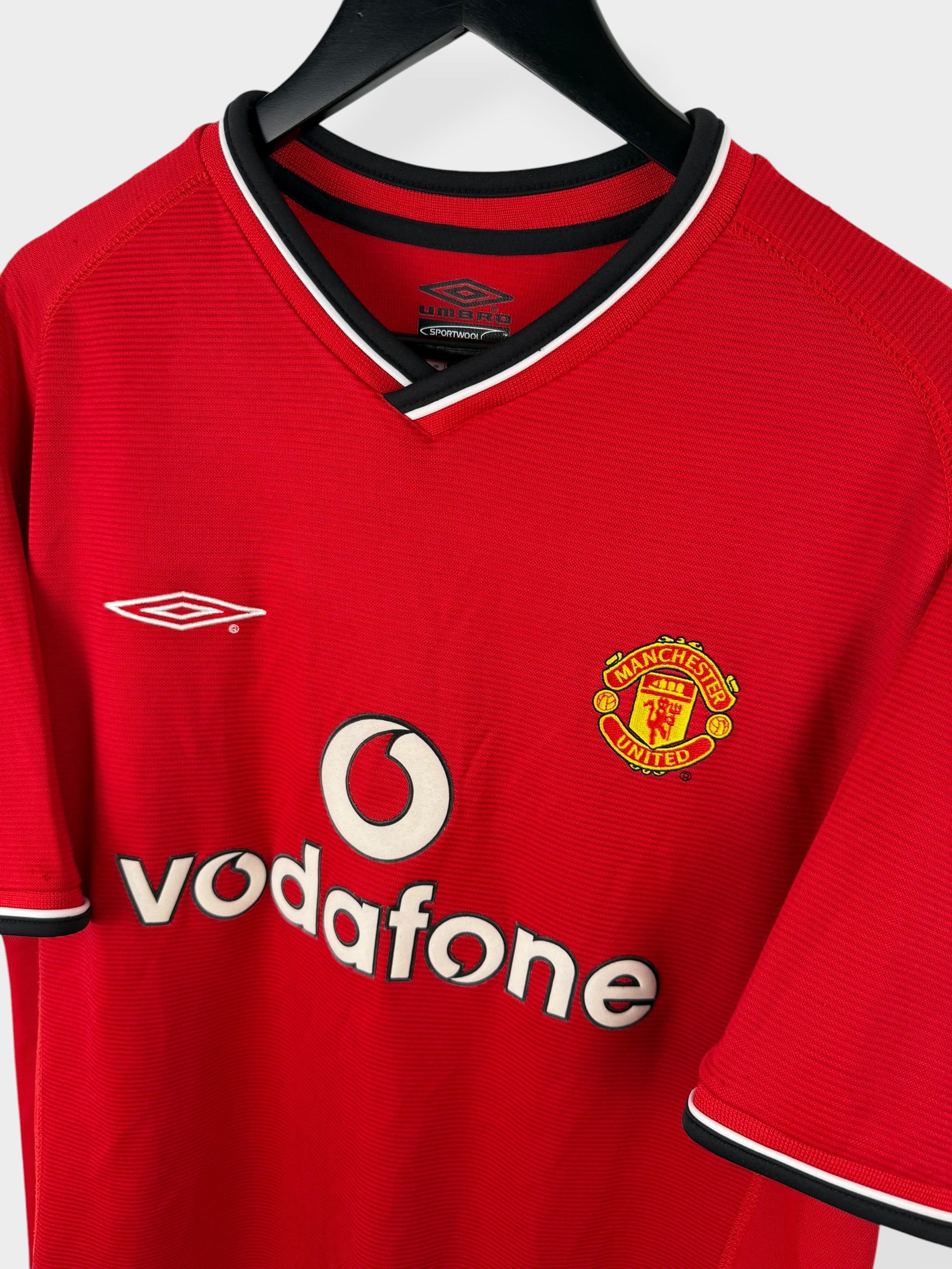 2000-02 MANCHESTER UNITED HEIMTRIKOT BECKHAM #7 L