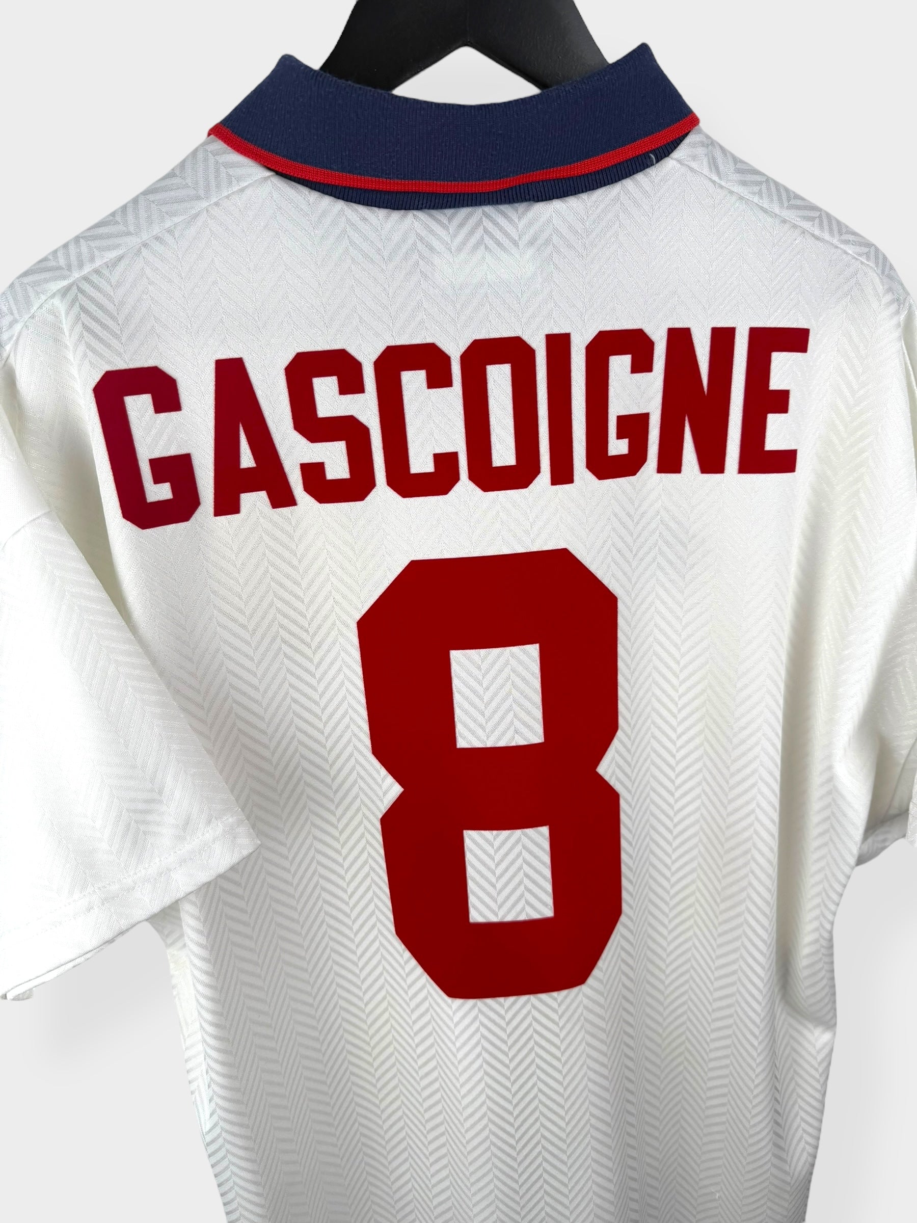 1993-95 ENGLAND HEIMTRIKOT CASCOIGNE #8 L