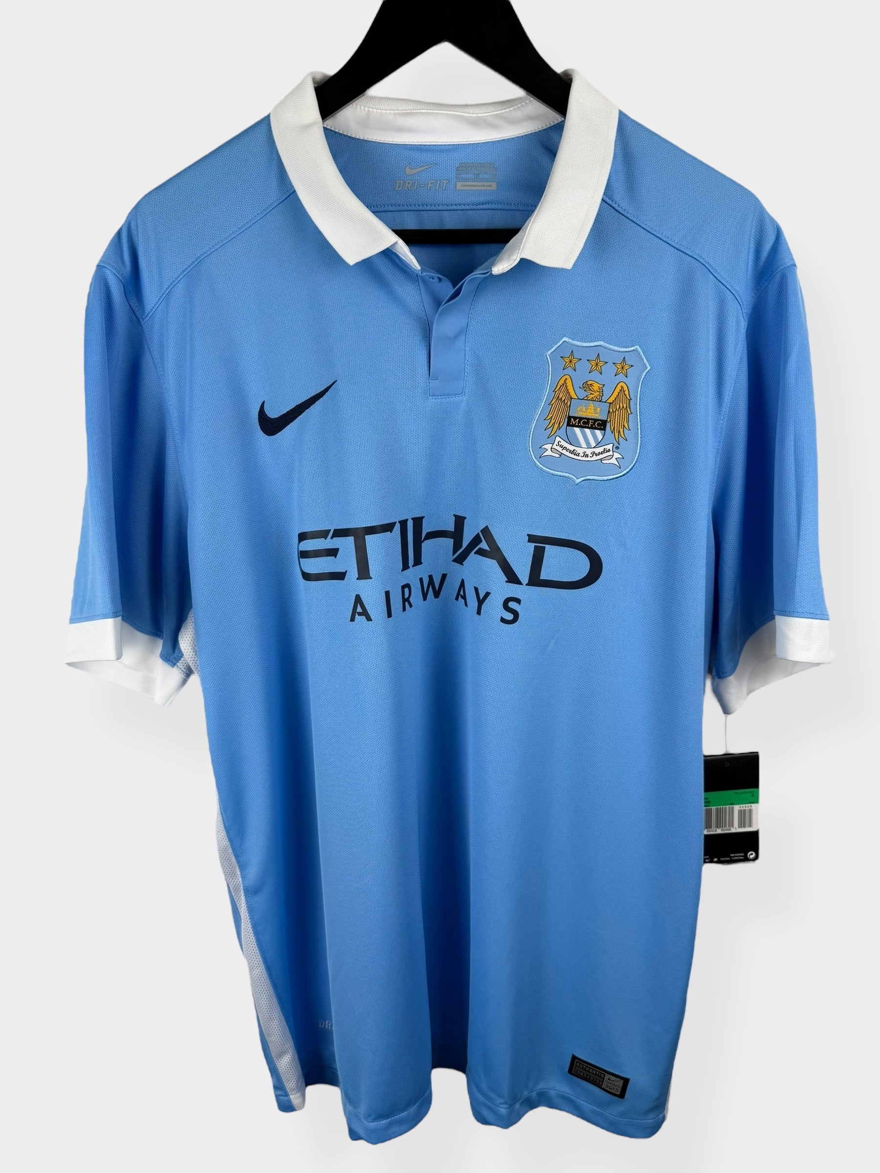 2015-16 MANCHESTER CITY HOME SHIRT SILVA #21 XL - 658886-489