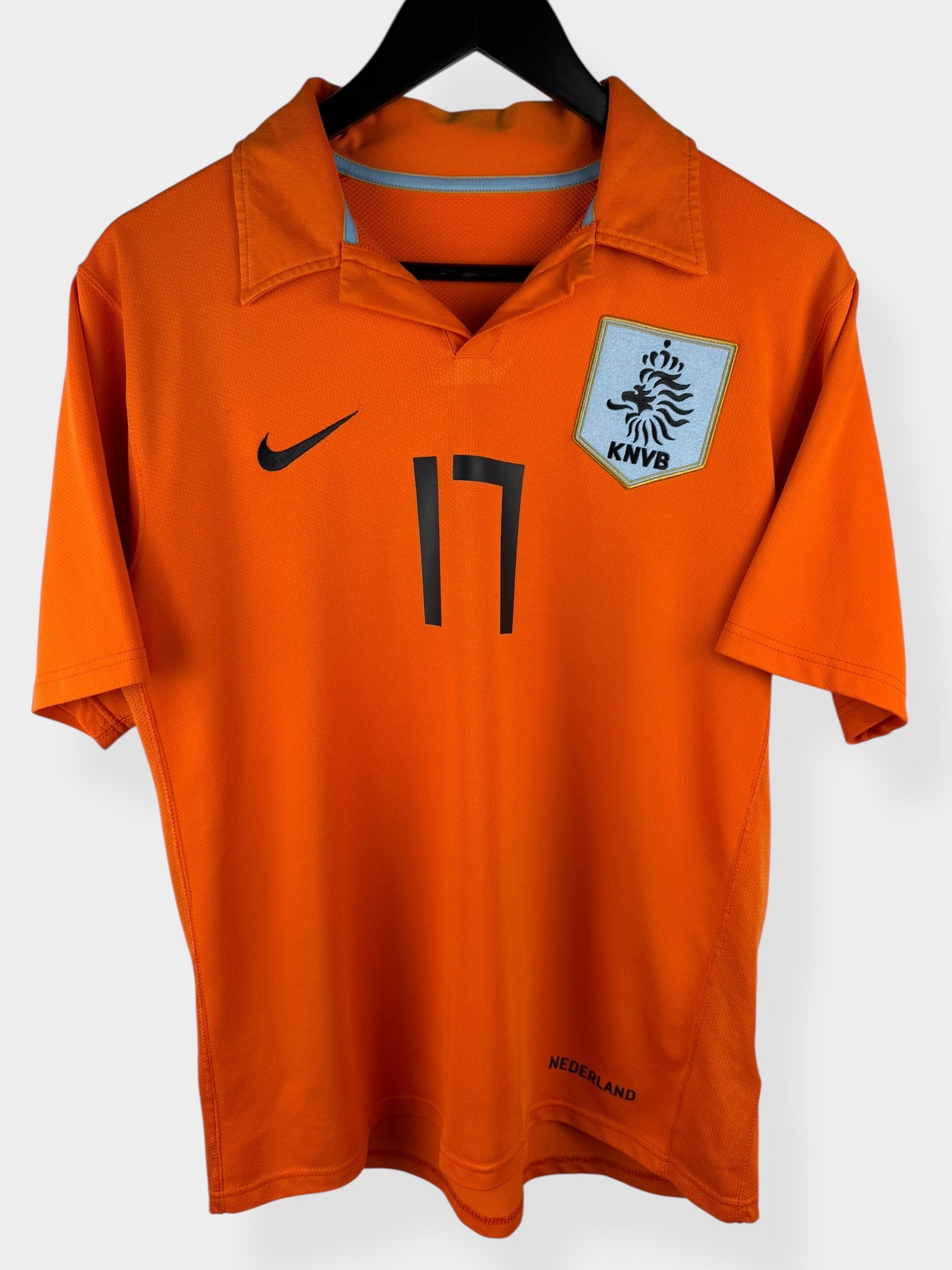 2006-08 NETHERLANDS HOME SHIRT V. PERSIE #17 M
