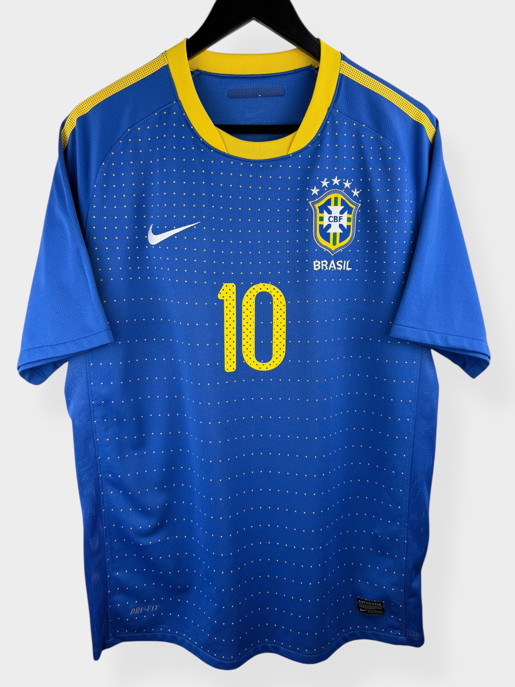 2010-11 BRAZIL AWAY SHIRT KAKA #10 L