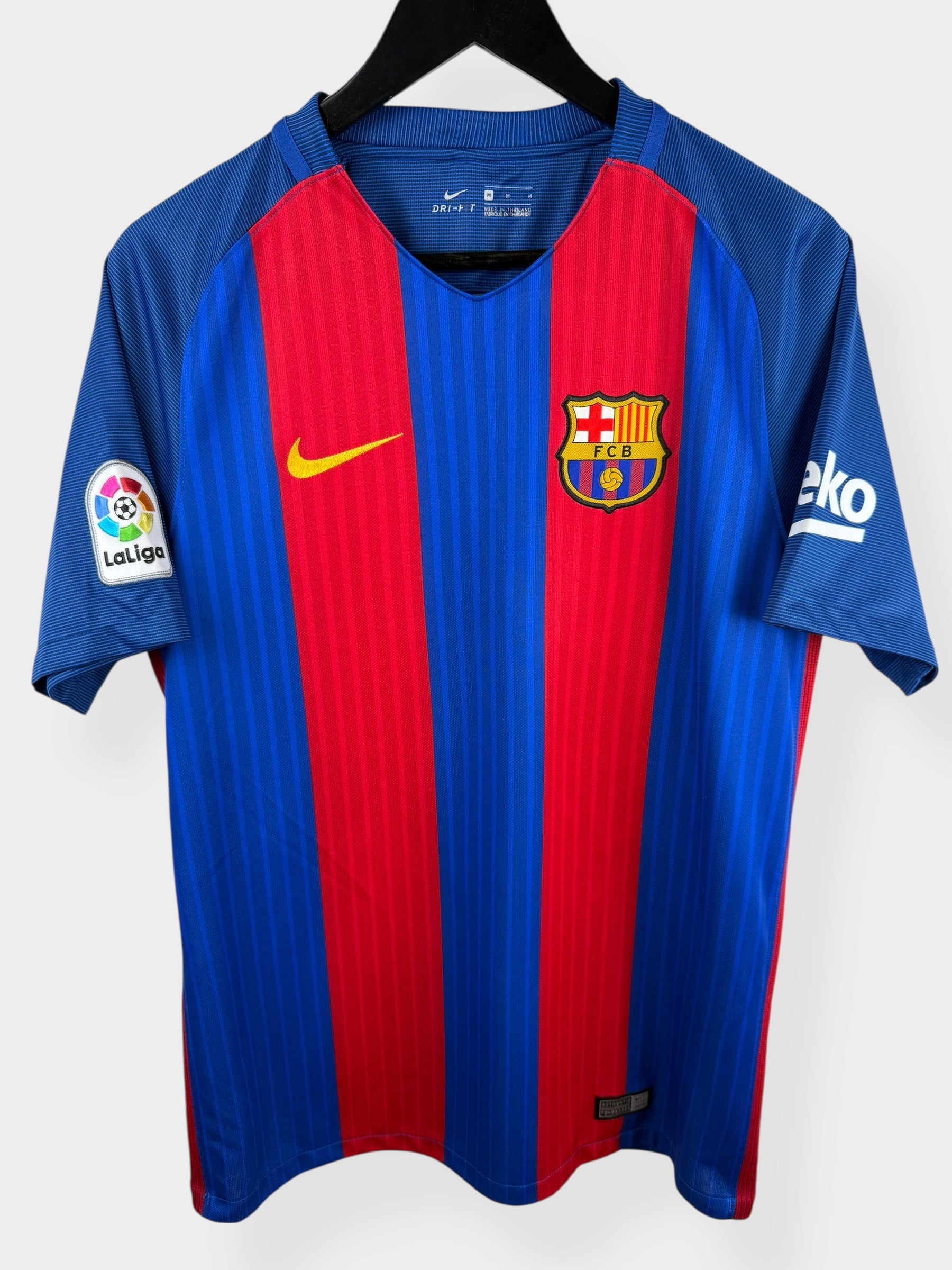 2016-17 BARCELONA HOME SHIRT NEYMAR JR #11 M - Authentic Football Club