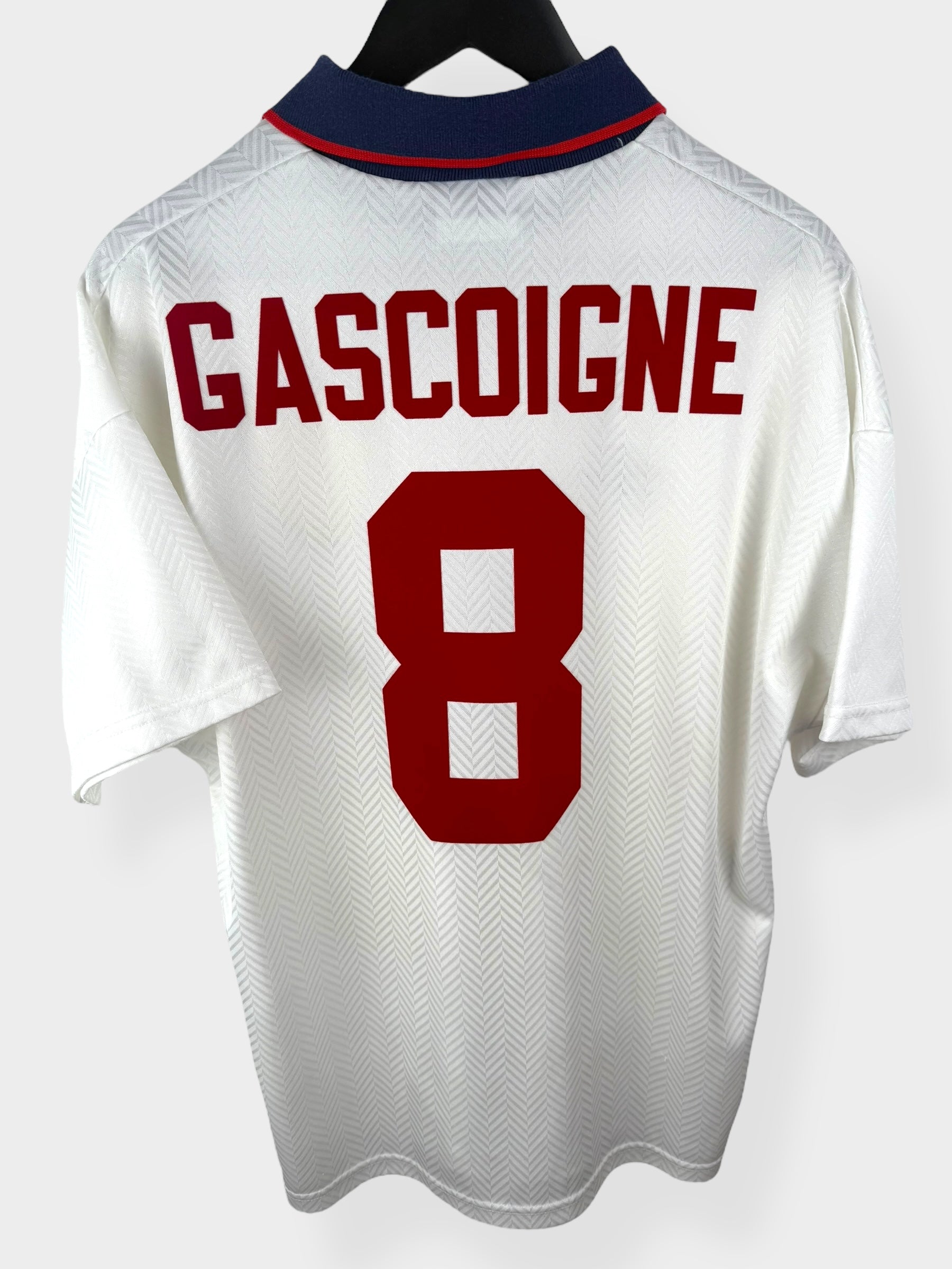 1993-95 ENGLAND HEIMTRIKOT CASCOIGNE #8 L