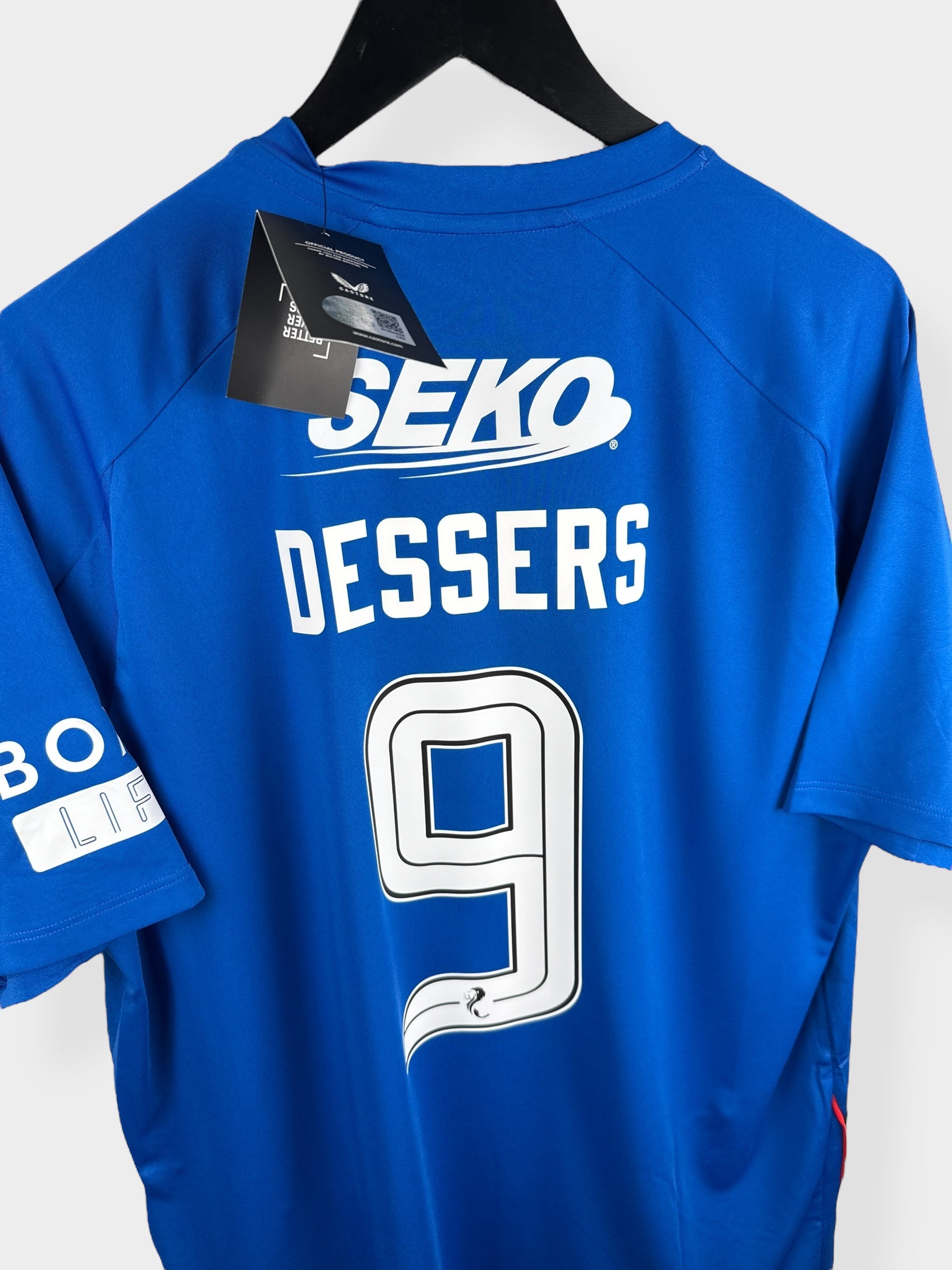 2024-25 RANGERS HOME SHIRT DESSERS #9 XL