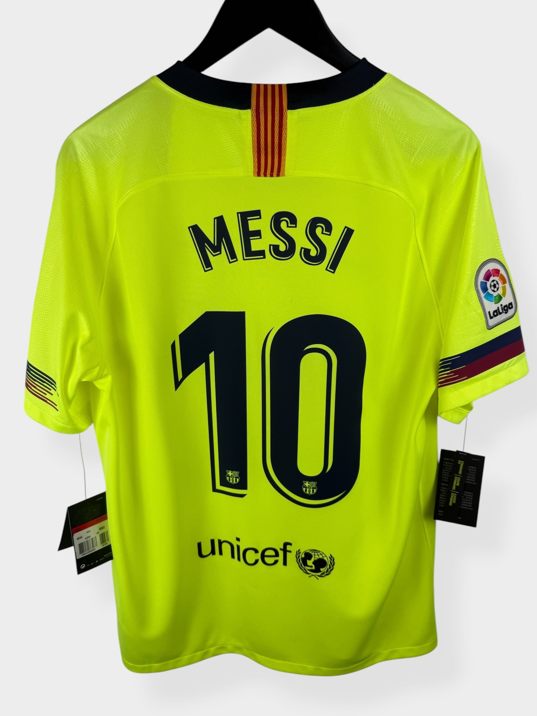 2018-19 BARCELONA AWAY SHIRT MESSI #10 L