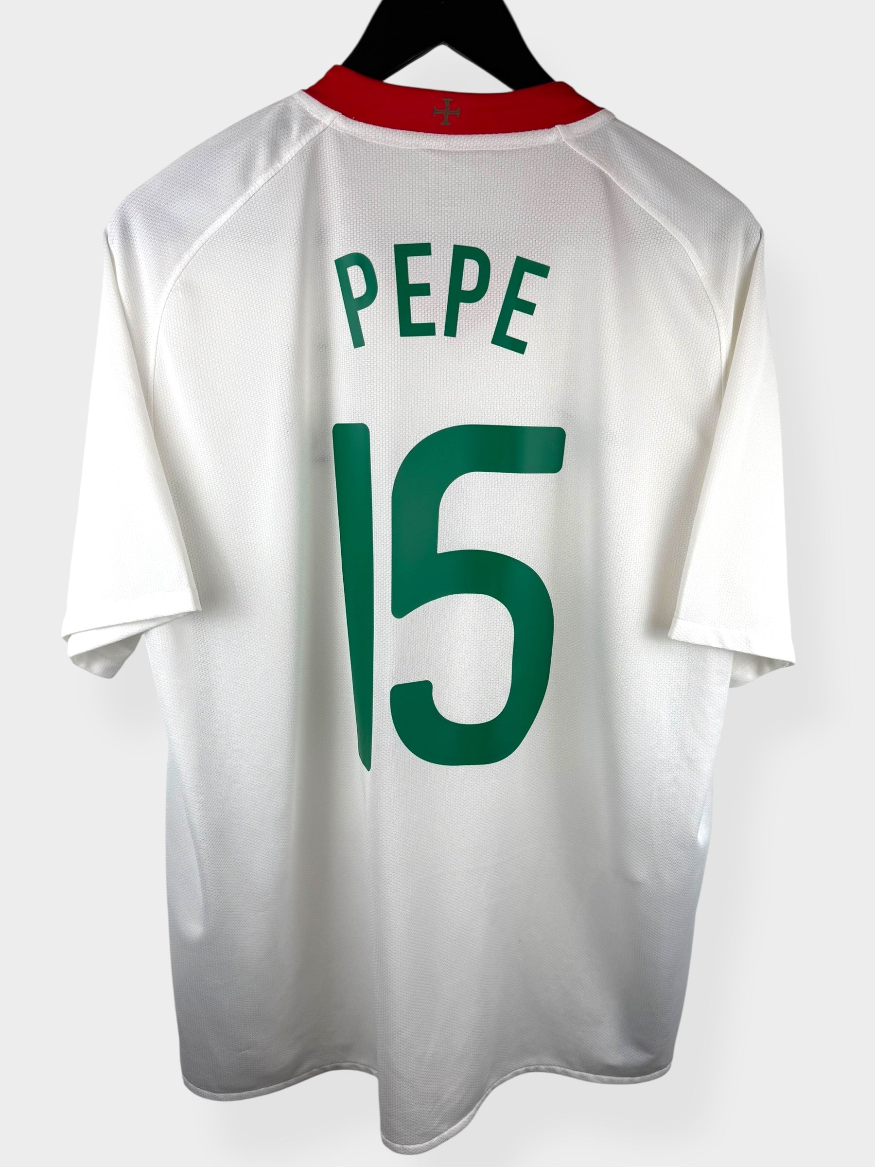 2008-10 PORTUGAL AUSWÄRTSTRIKOT PEPE #15 L
