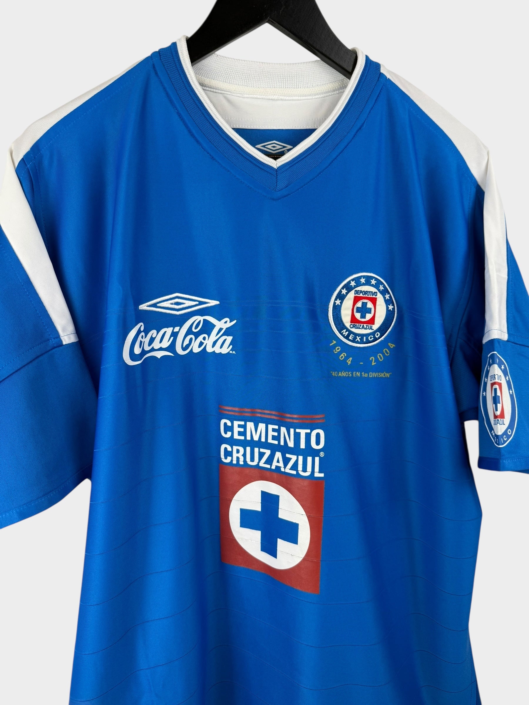 2004-05 CRUZ AZUL HOME SHIRT L