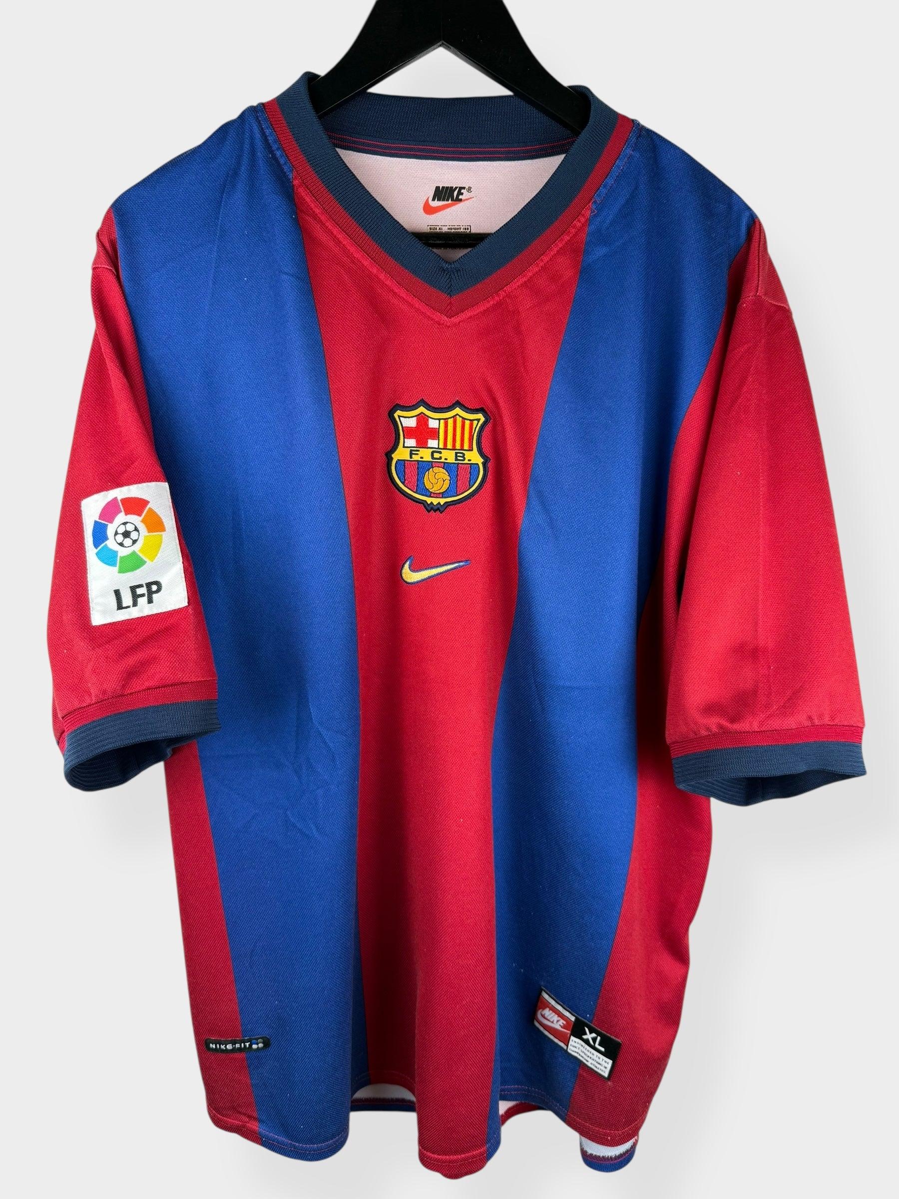 1998-00 BARCELONA HOME SHIRT XL