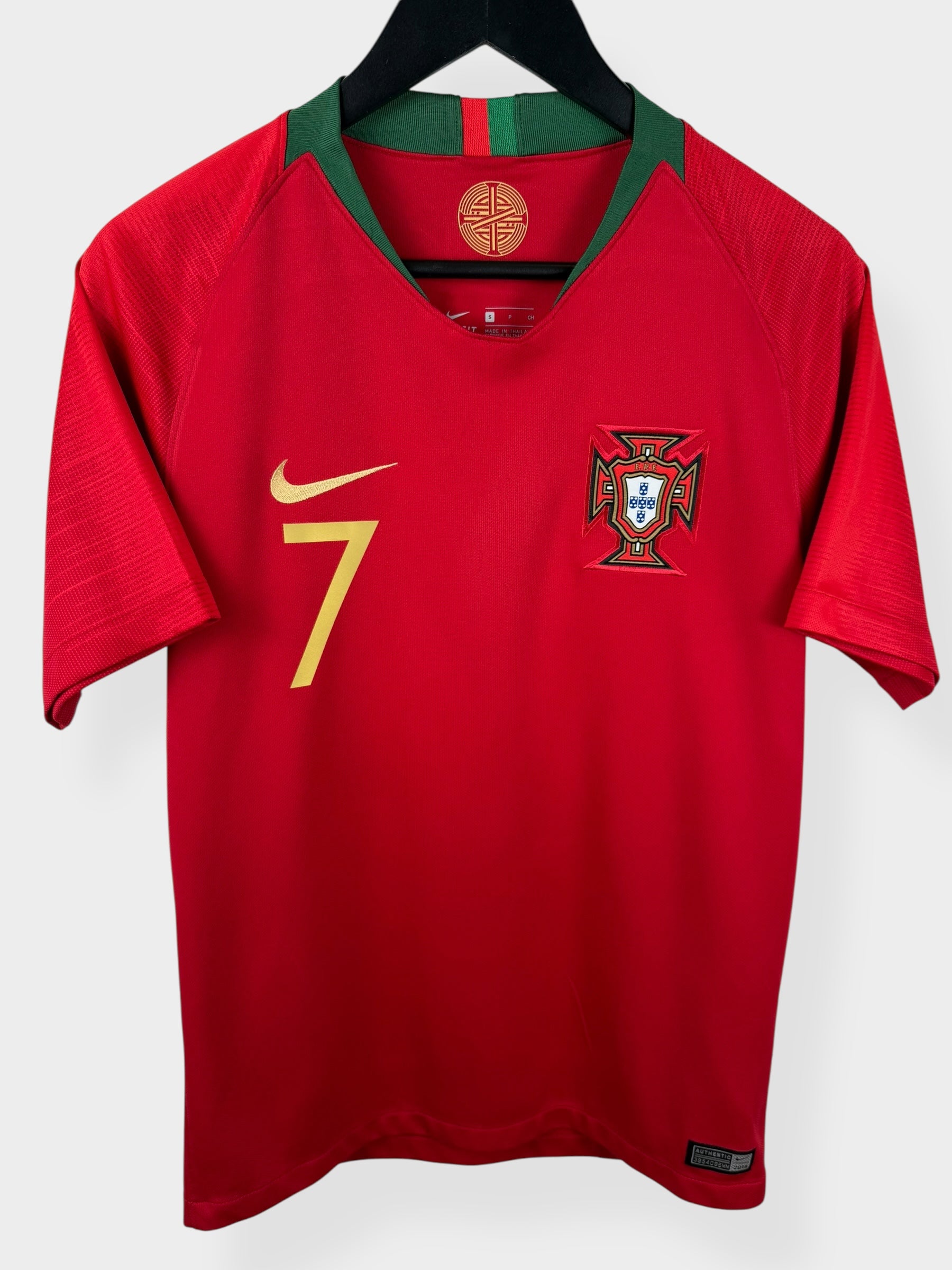 2018-19 PORTUGAL HOME SHIRT RONALDO #7 S - Authentic Football Club