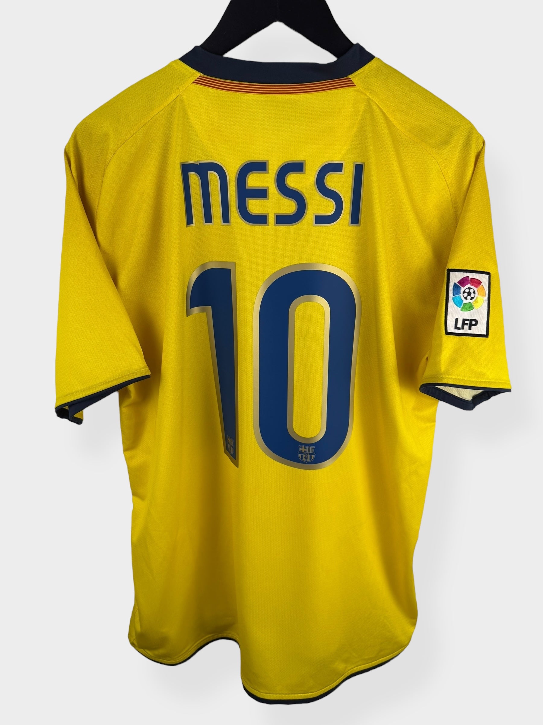 2008-10 BARCELONA AWAY SHIRT MESSI #10 L - Authentic Football Club