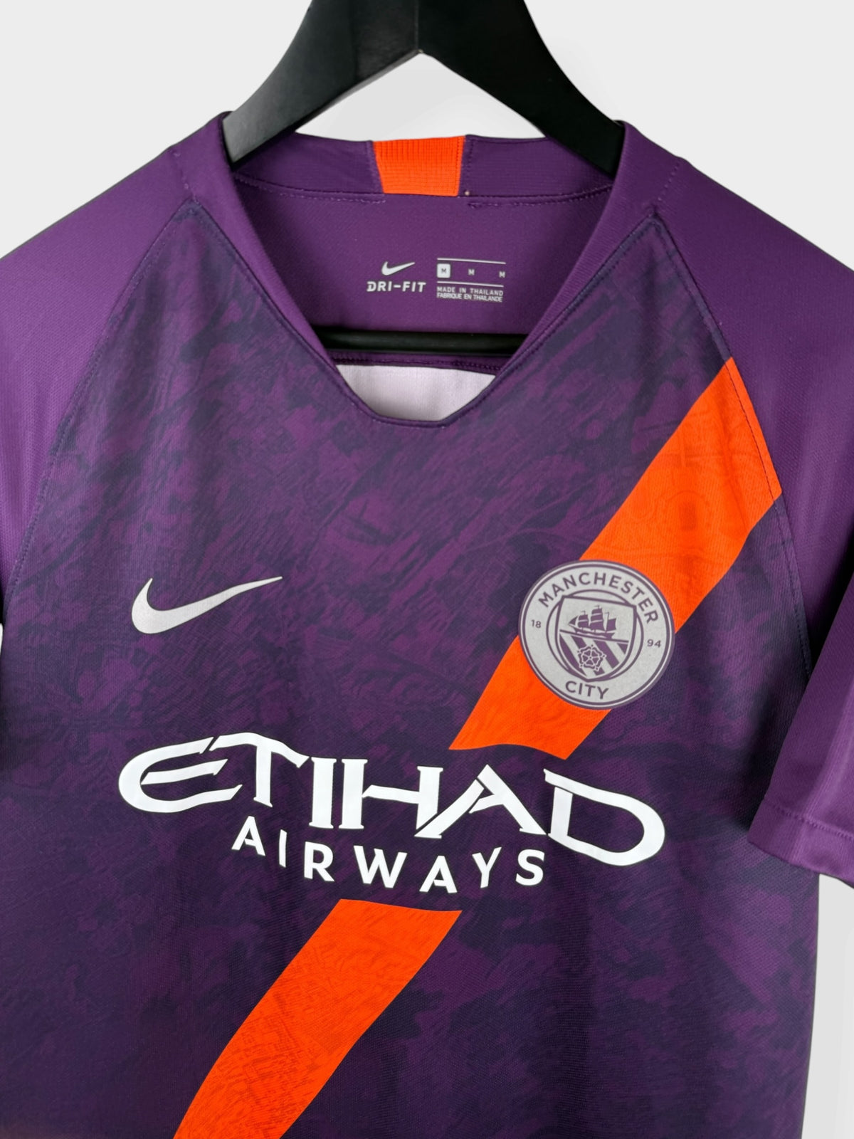 2018-19 MANCHESTER CITY THIRD SHIRT KUN AGUERO #10 M - Authentic Football Club