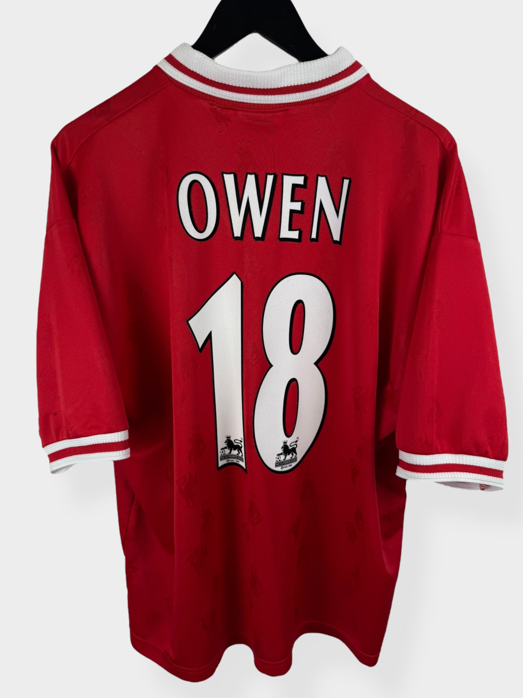 MAILLOT DOMICILE LIVERPOOL 1996-98 OWEN #18 XL