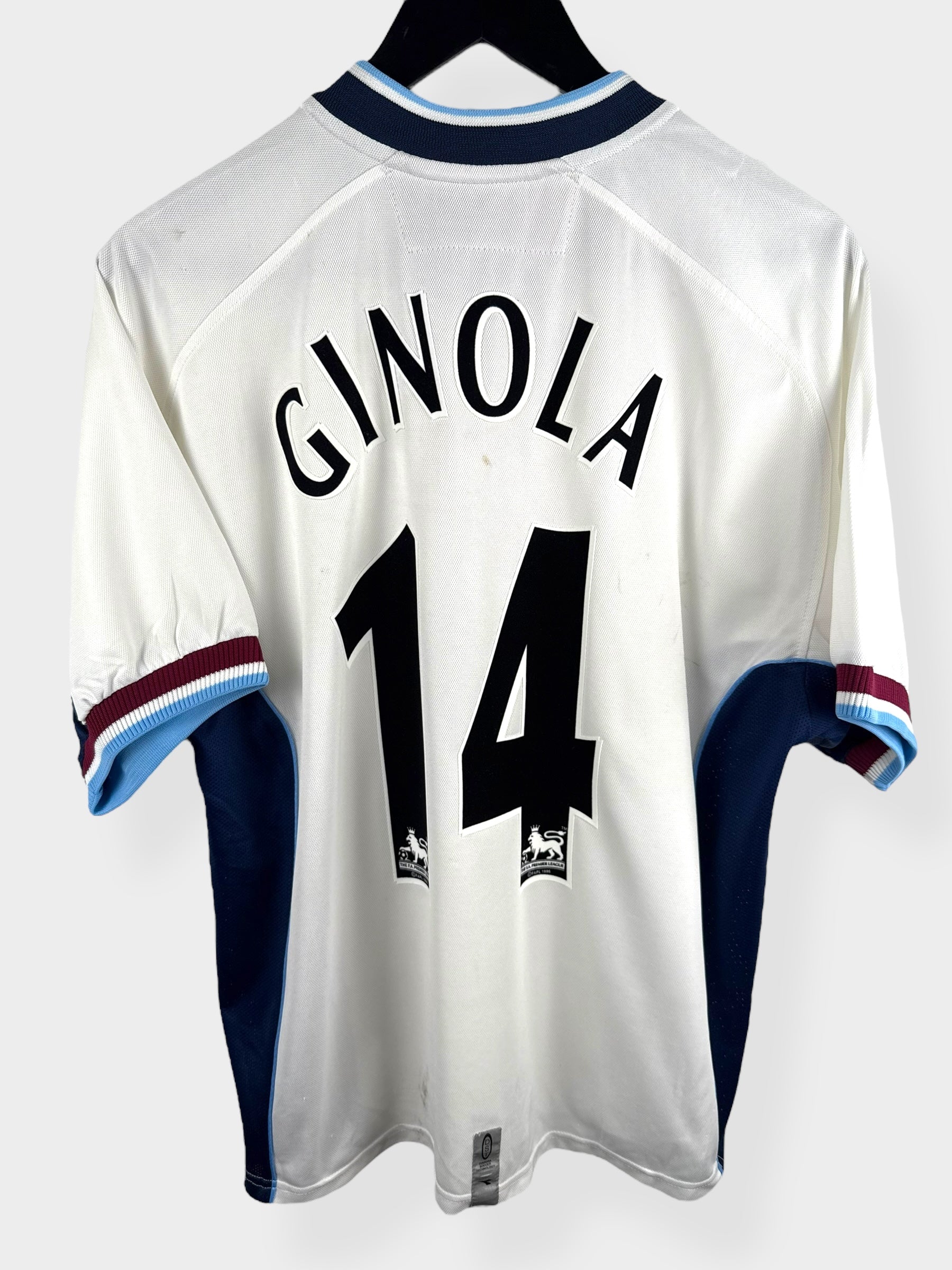 MAILLOT THIRD ASTON VILLA 2000-01 GINOLA #14 M