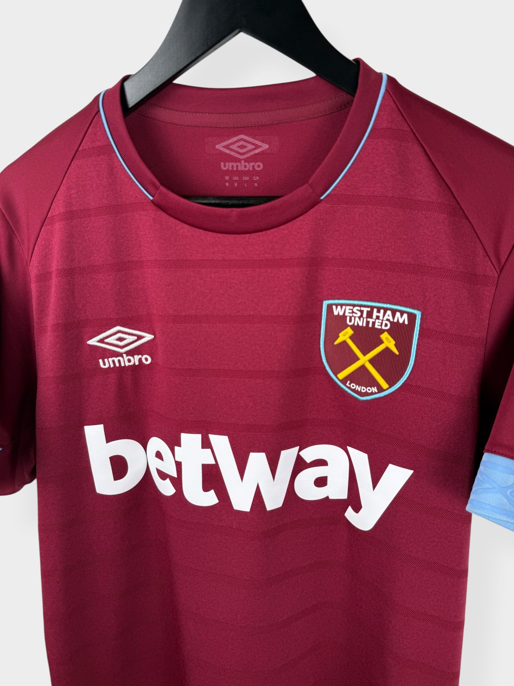2018-19 WEST HAM HEIMTRIKOT RICE #41 M