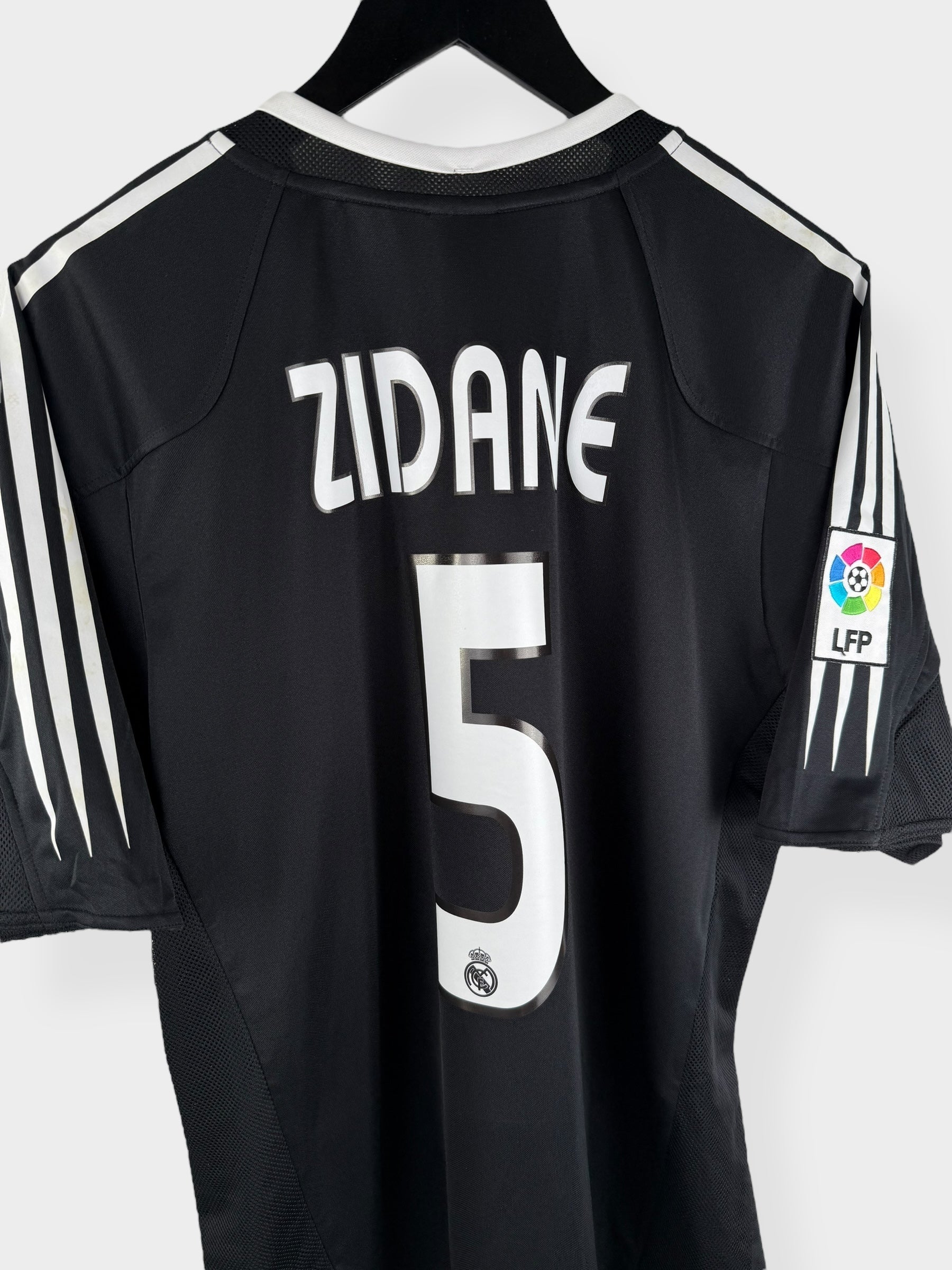 2004-05 REAL MADRID AWAY SHIRT ZIDANE #5 L