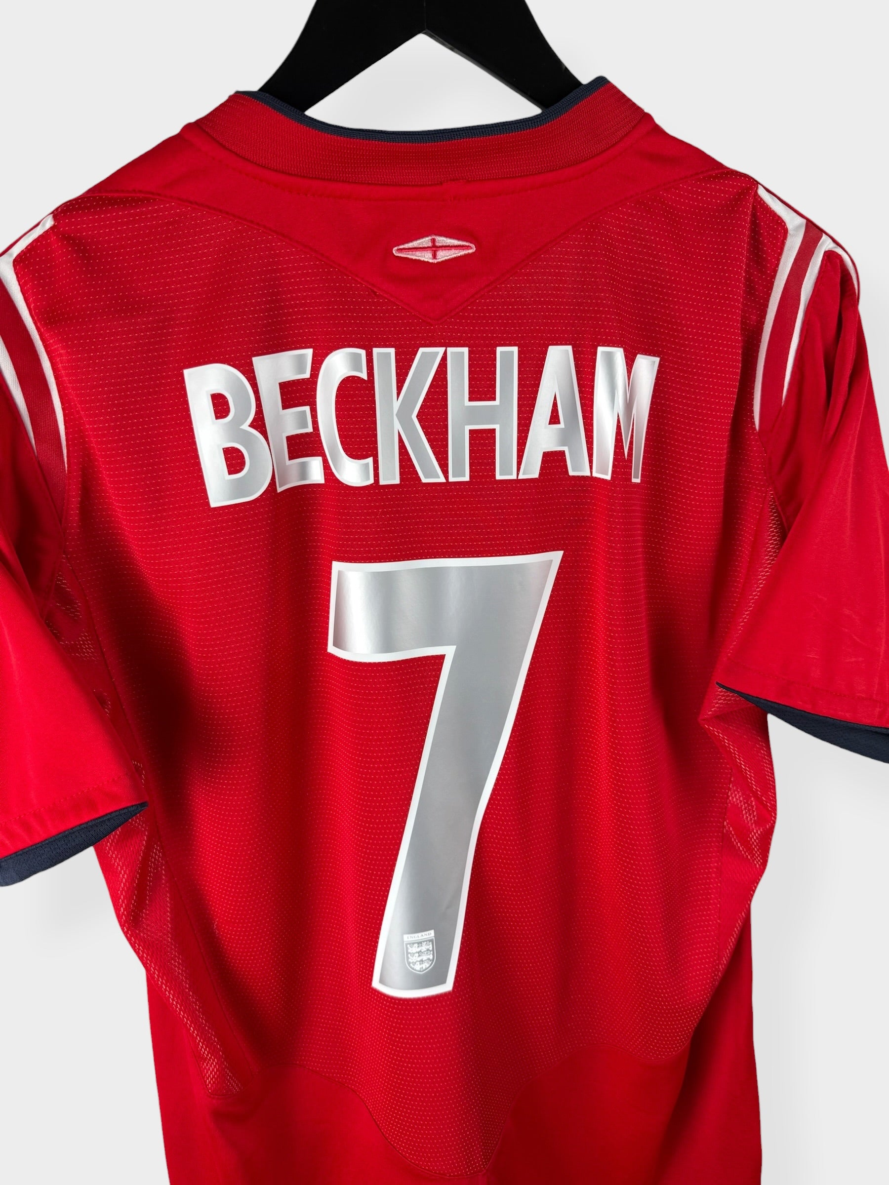2004-06 ENGLAND AUSWÄRTSTRIKOT BECKHAM #7 M